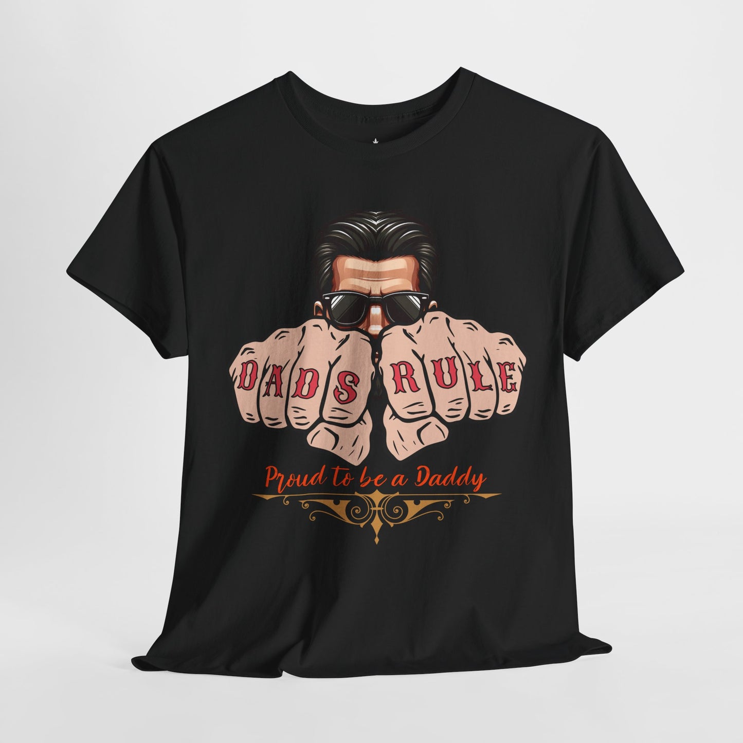 Dad's Rule T-Shirt, Father's Day Gift, Dad Life Tee, Cool Dad Shirt, Proud Daddy Apparel, Unisex Heavy Cotton Top
