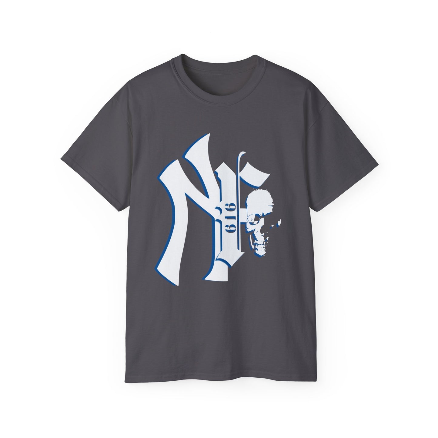 Unisex Skull Graphic Tee - Edgy Cotton T-Shirt for Casual Style