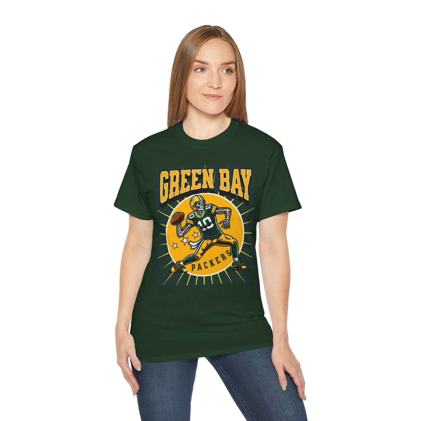 Green Bay Packers Football Fan Tee, Football Fan Unisex Ultra Cotton Tee | Green Bay Packers Vintage Shirt | Game Day Apparel, Gift for Sports Lovers, Casual Wear