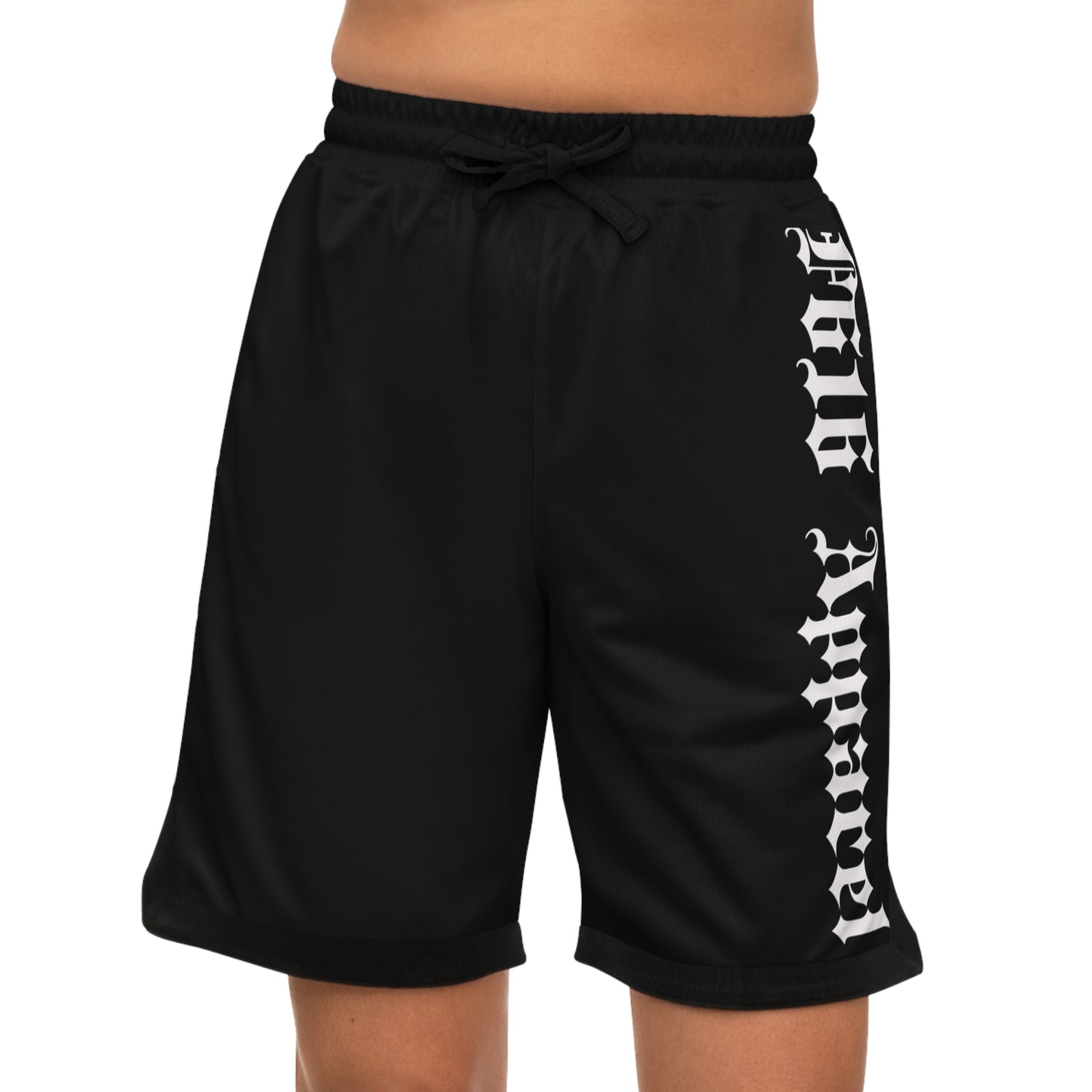 Rib Shorts Stylish Basketball Rib Shorts for Active Lifestyles, F616 Logo