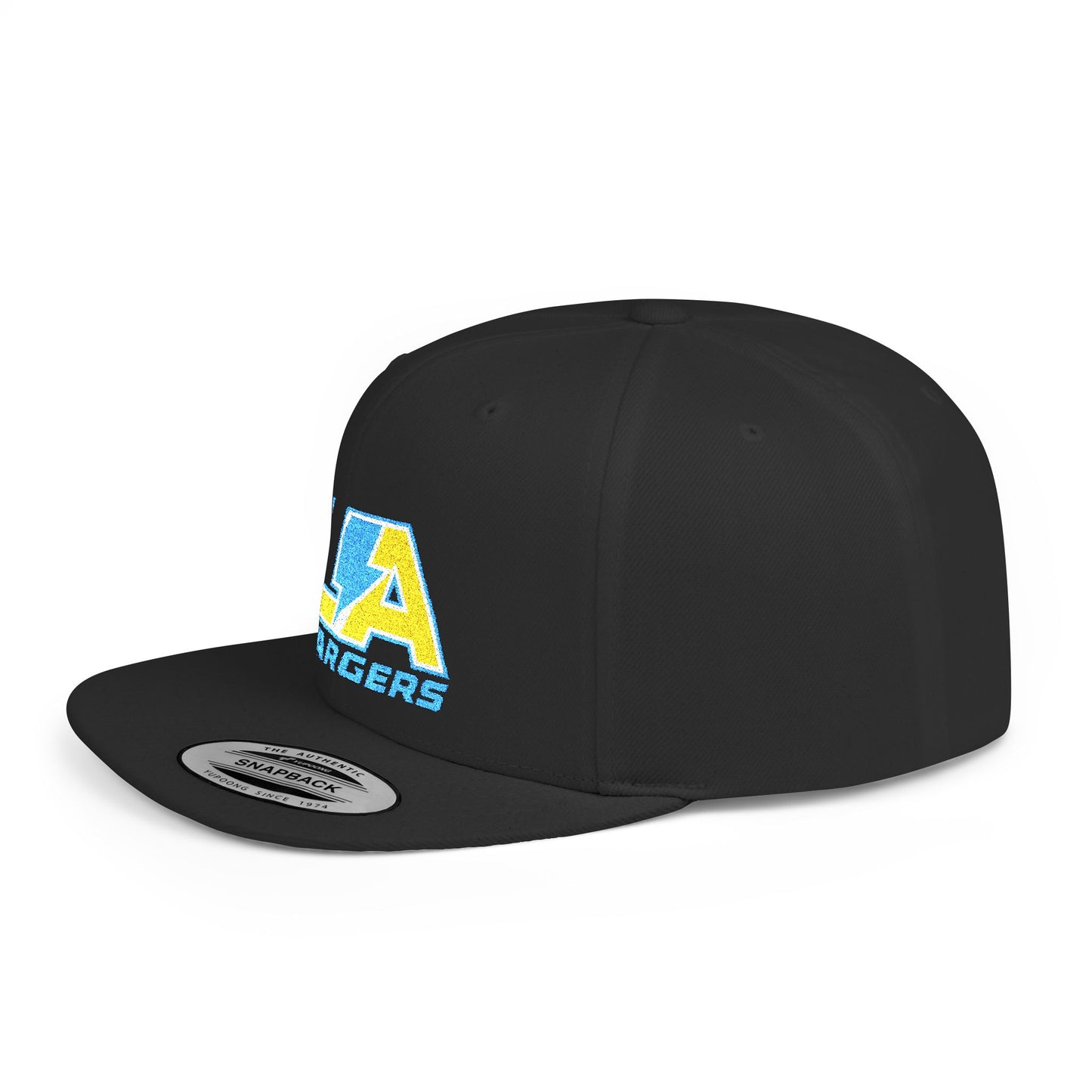 LA Chargers Flat Bill Snapback Hat, Sports Cap, Team Merchandise, Casual Wear, Gift for Fans
