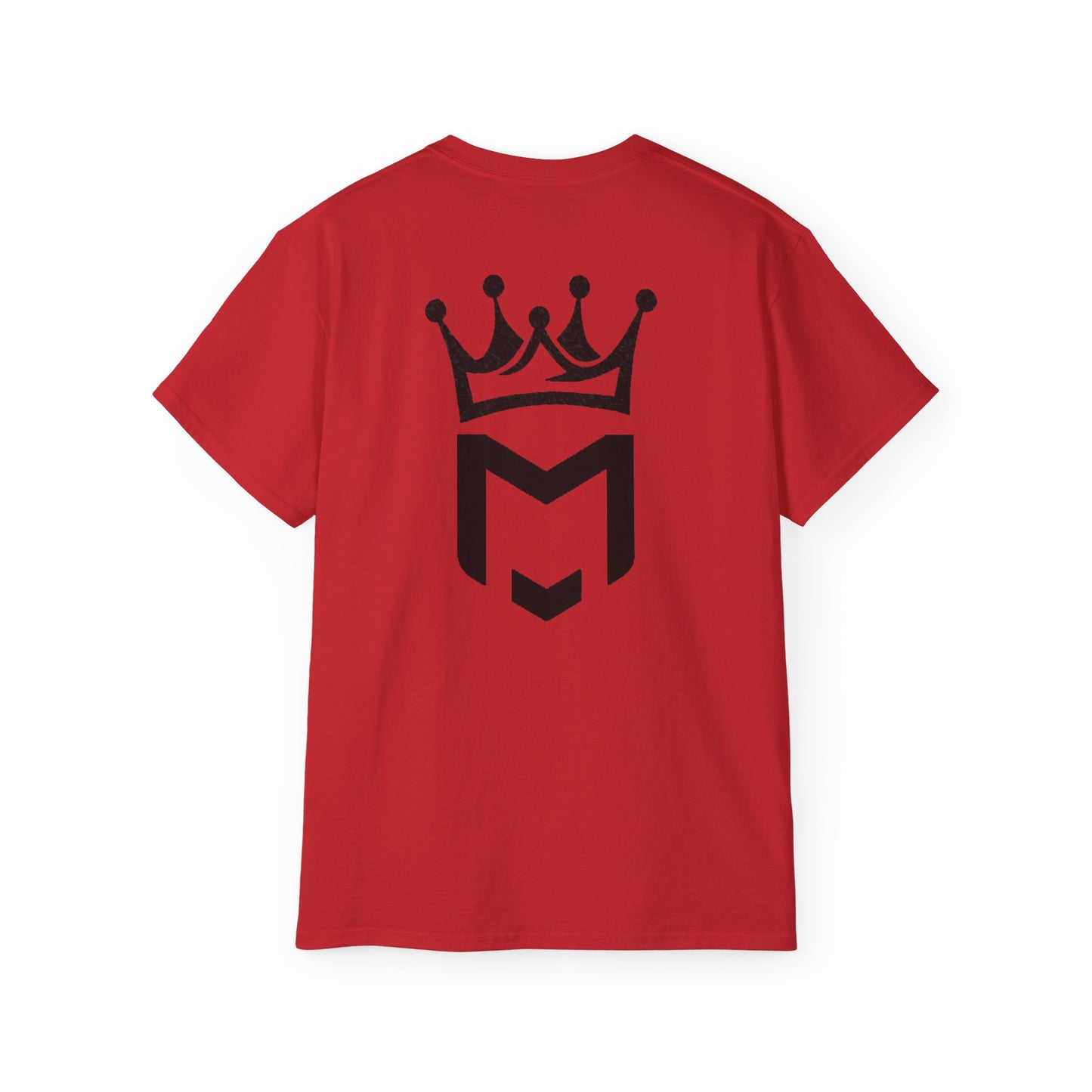 Graphic Tee with Crown and Cross Design