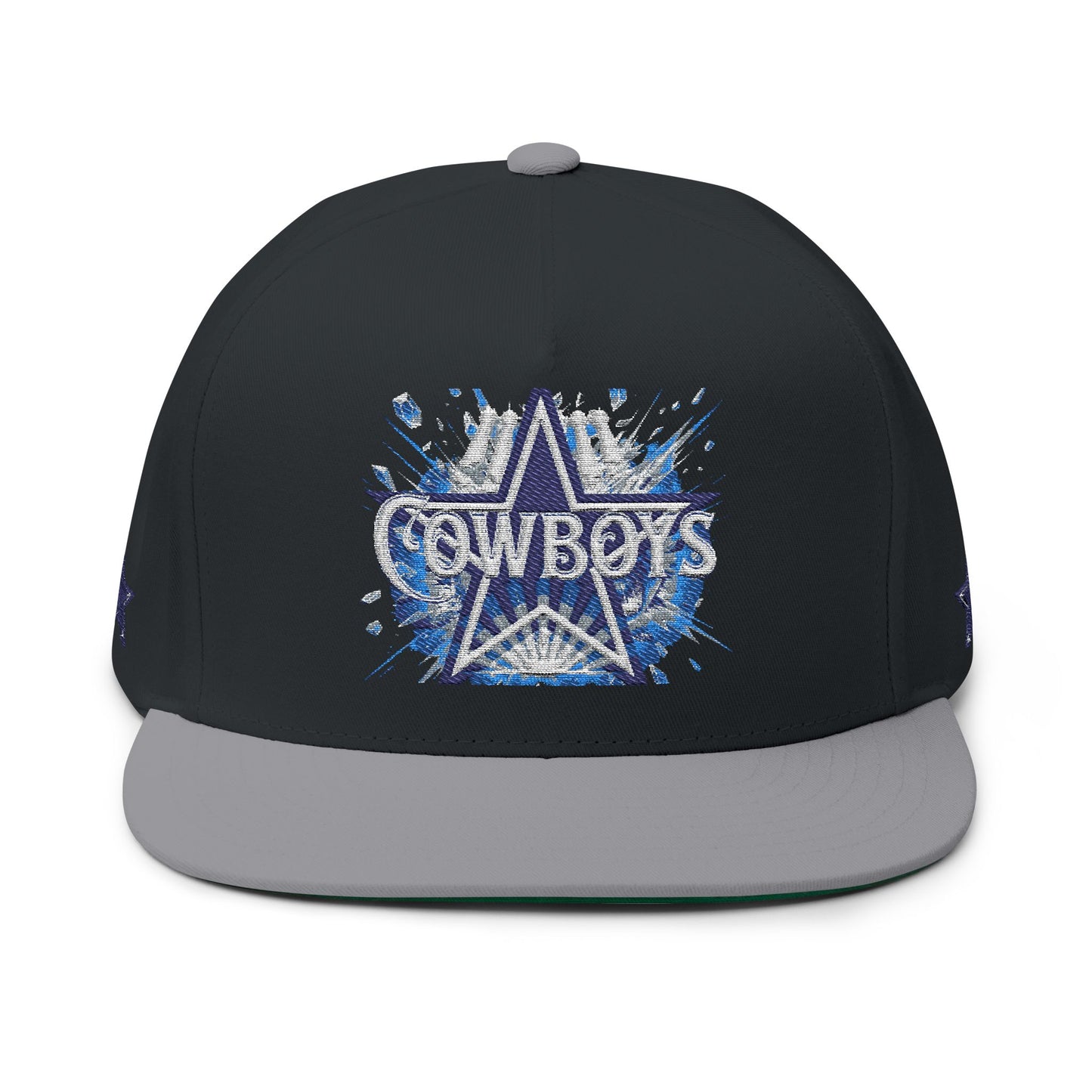 Cowboys Flat Bill Cap | Stylish Embroidered Baseball Hat for Fans, Perfect Gift for Sports Lovers, Game Days, Tailgating, Casual Wear