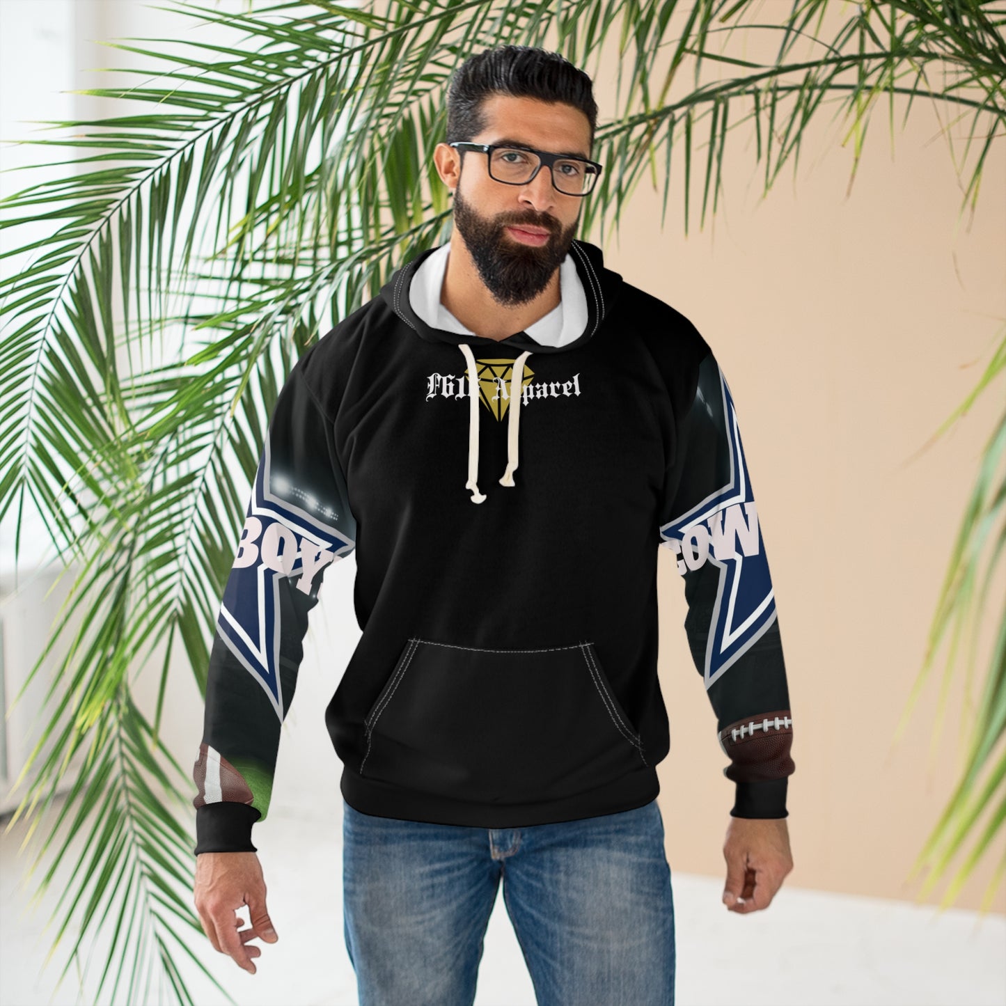Dallas Cowboys Unisex Pullover Hoodie, Sports Hoodie, Cozy Fan Apparel, Game Day Attire, Gifts for Football Lovers