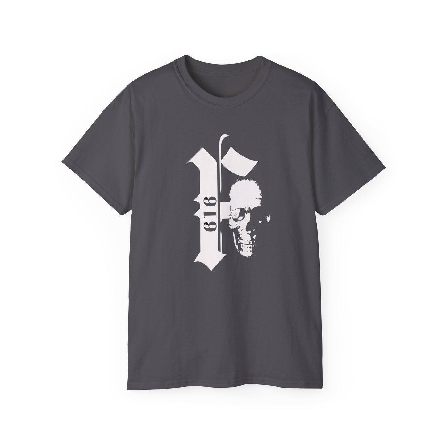 Edgy Skull Graphic Tee, Unisex Gothic T-Shirt, Casual Wear, Streetwear Fashion, Statement Apparel, Everyday Style