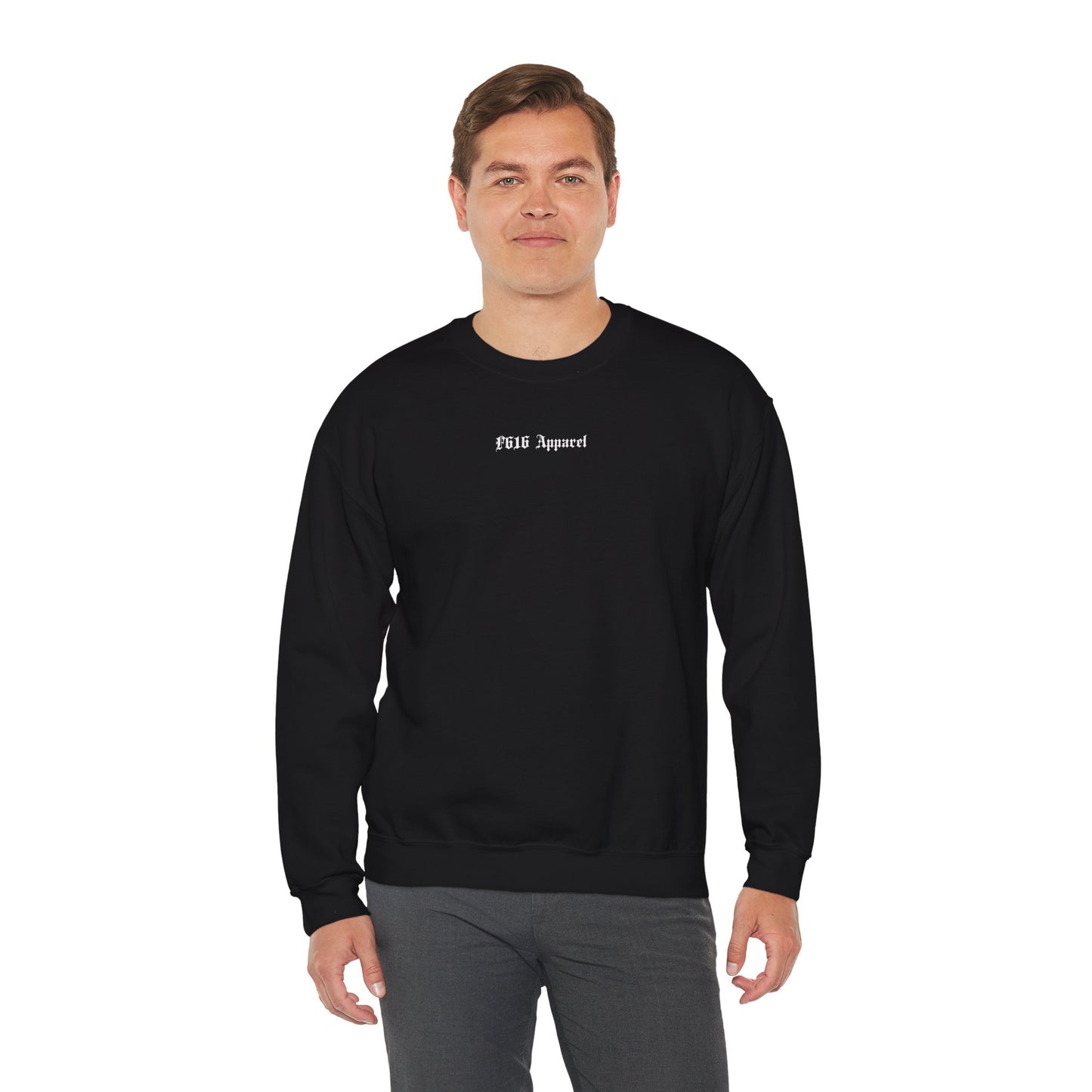 Stylish Night Edition Crewneck Sweatshirt - F-616 Apparel Logo
