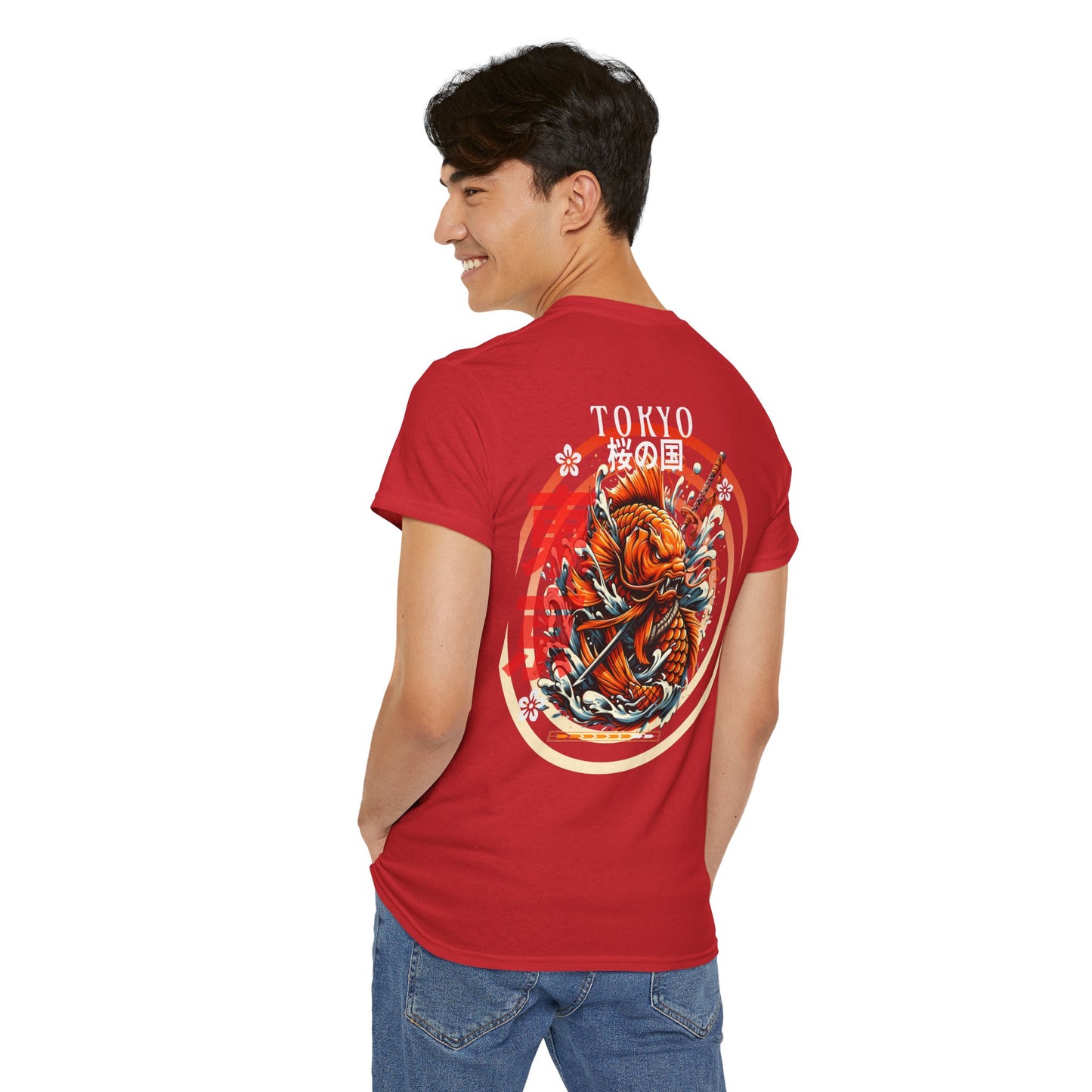 Artistic Unisex Heavy Cotton Tee - Bold Graphic Tee for Casual Wear, Summer Style, Streetwear Fashion, Gift for Creative Souls