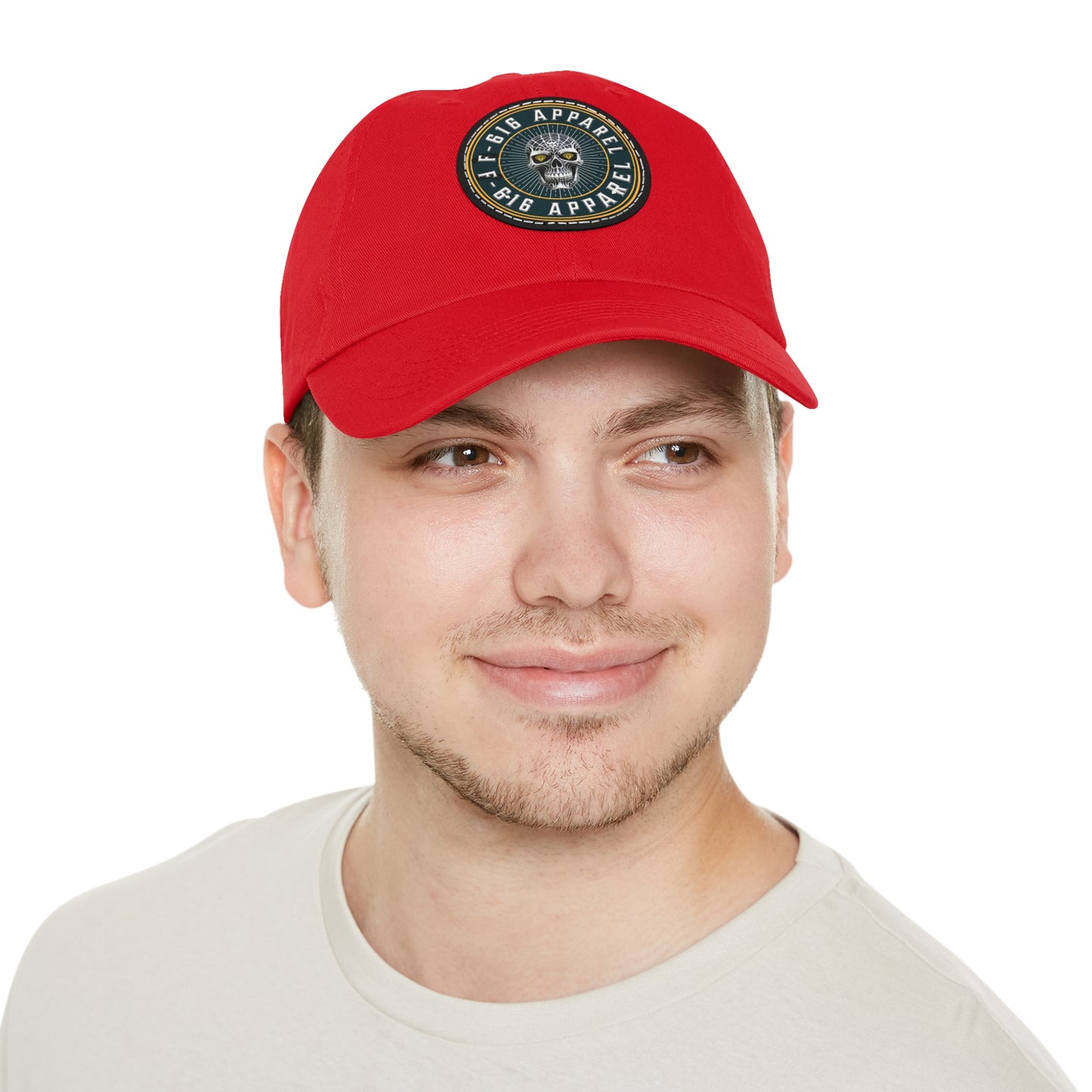 Dad Hat, Stylish Dad Hat with Leather Patch, Casual Cap, Gift for Him, Outdoor Accessory, Adjustable Hat for Any Occasion