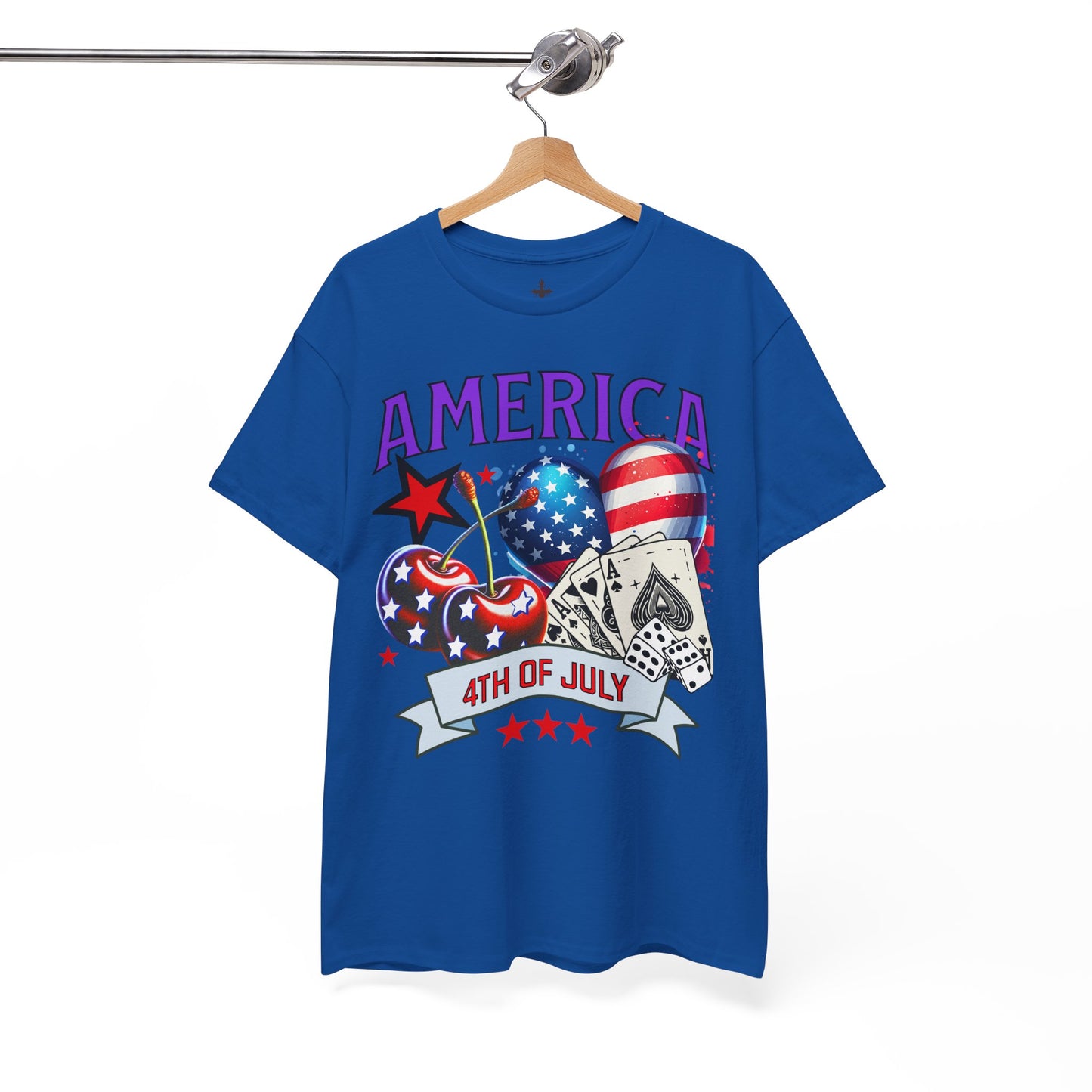 4th of July Patriotic Tee, 4th of July Patriotic Tee, Unisex Heavy Cotton Shirt, America Celebration Top, Independence Day Apparel, Summer BBQ Fashion