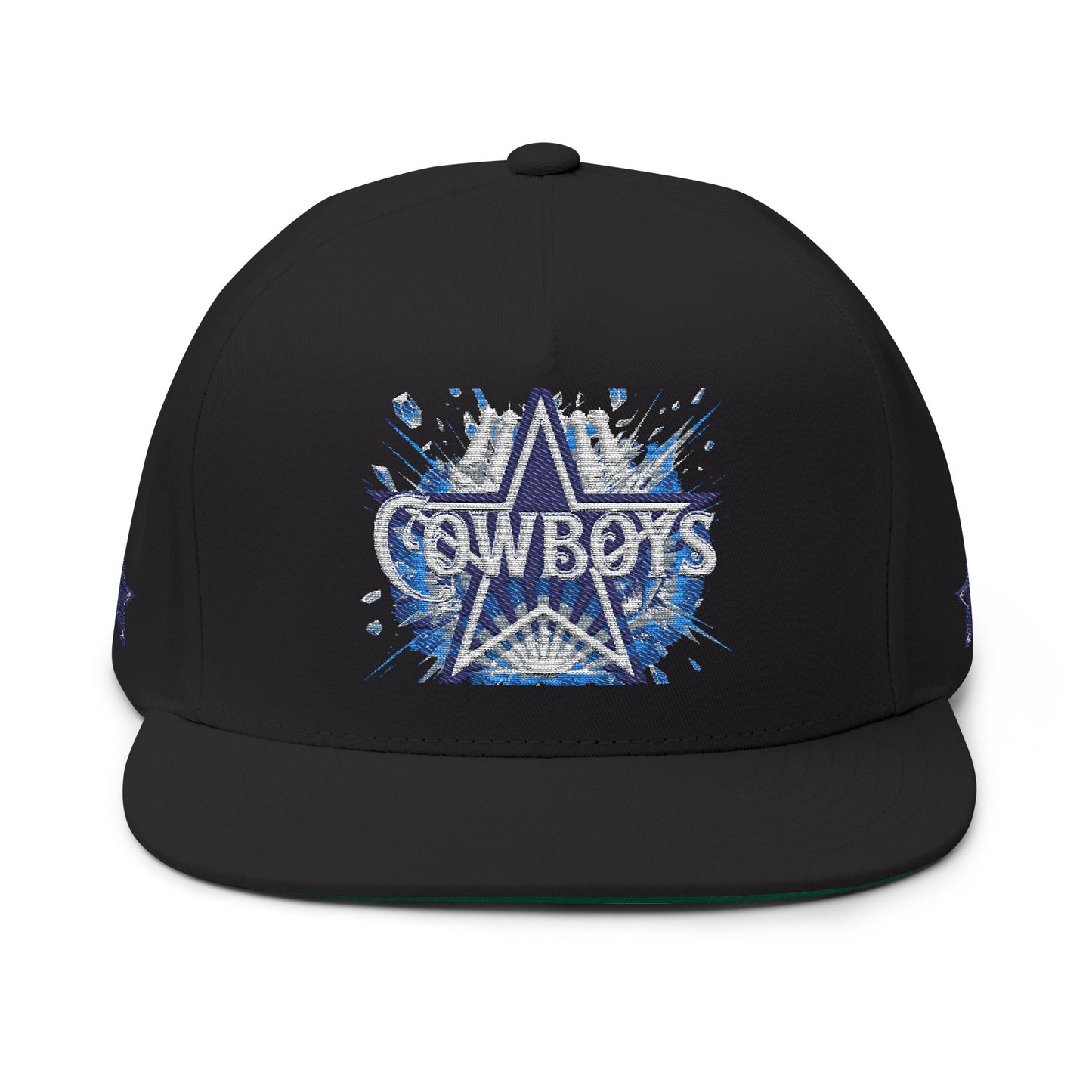 Cowboys Flat Bill Cap | Stylish Embroidered Baseball Hat for Fans, Perfect Gift for Sports Lovers, Game Days, Tailgating, Casual Wear
