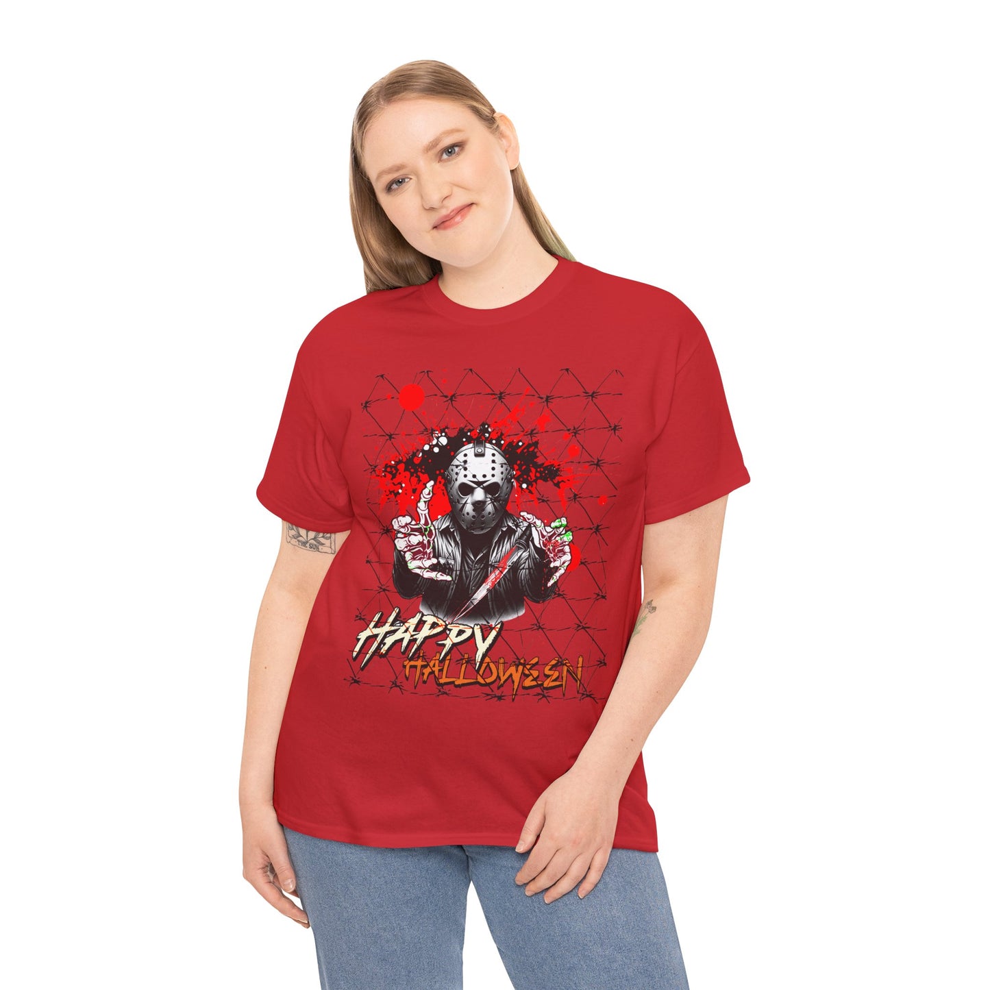 Halloween Horror Unisex Tee - Spooky Graphic Shirt for Halloween Parties, Gifts, Costume, Horror Fans, Fall Celebrations