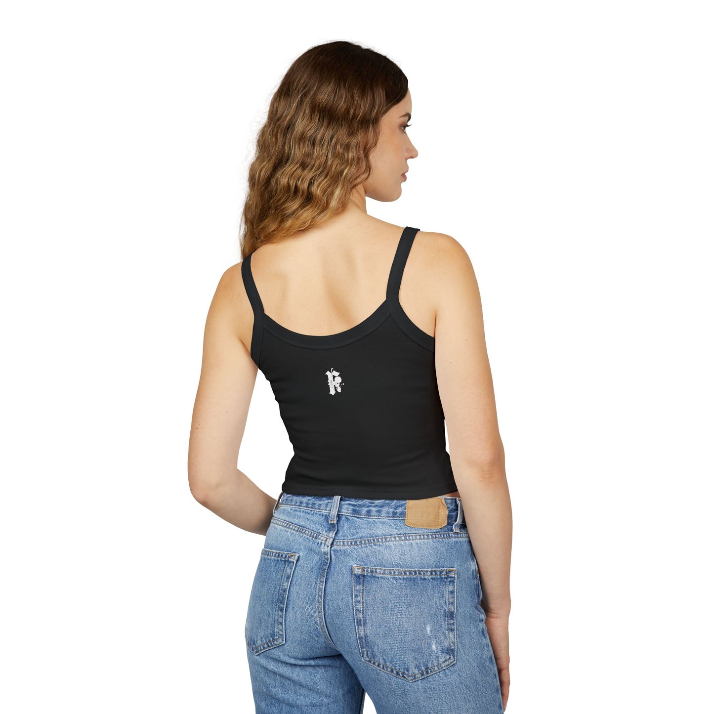 Floral Tank Top, Floral & Sporty Women’s Spaghetti Strap Tank Top - Summer Fashion, Casual Wear, Outdoor Activities, Workout Top, Gift for Her, Stylish