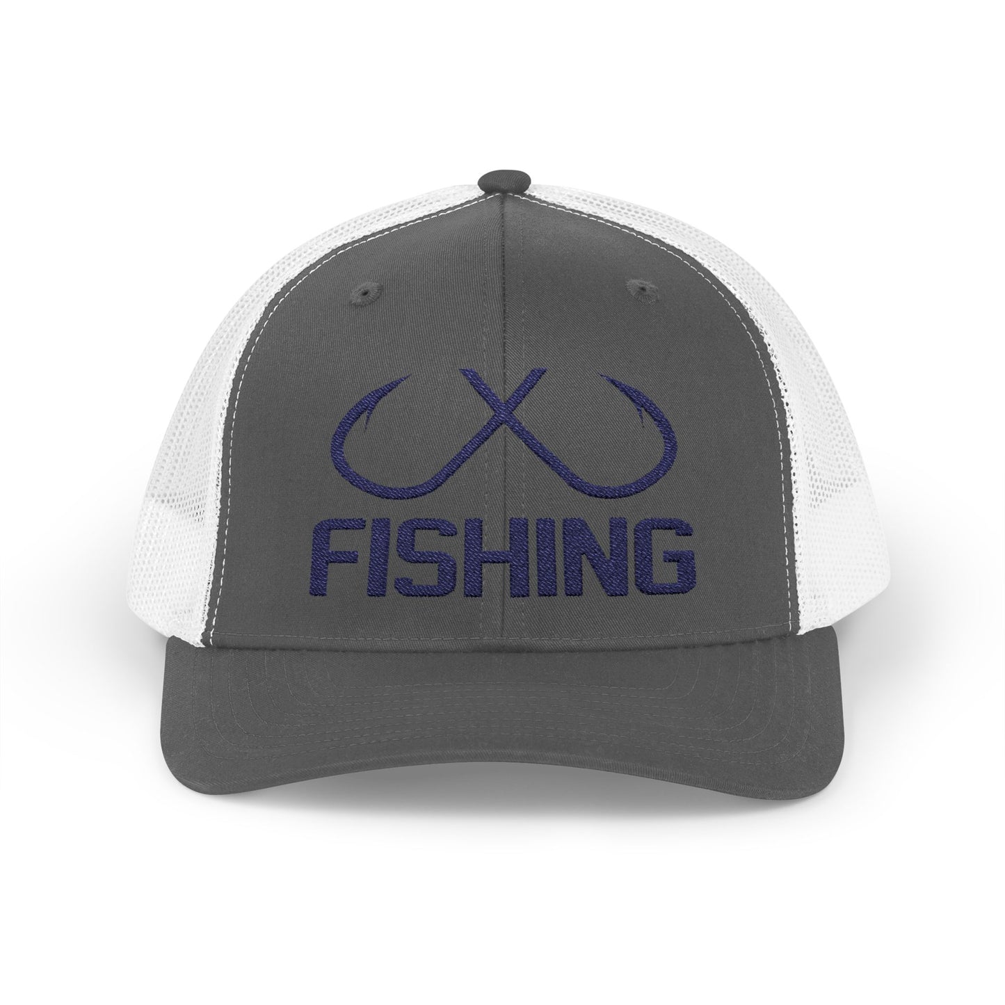 Fishing Snapback Trucker Cap , Ink is pressed and wont crack or fade.