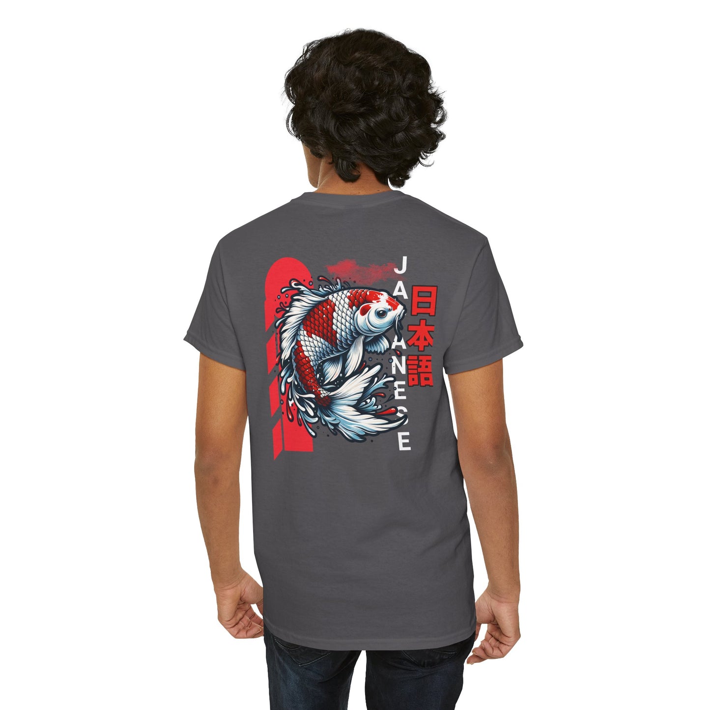 Koi Fish Graphic Tee, Japanese Inspired Graphic Tee, Cool Koi Fish Design, Unisex Cotton T-Shirt, Streetwear Style, Casual Wear, Gift for Artists