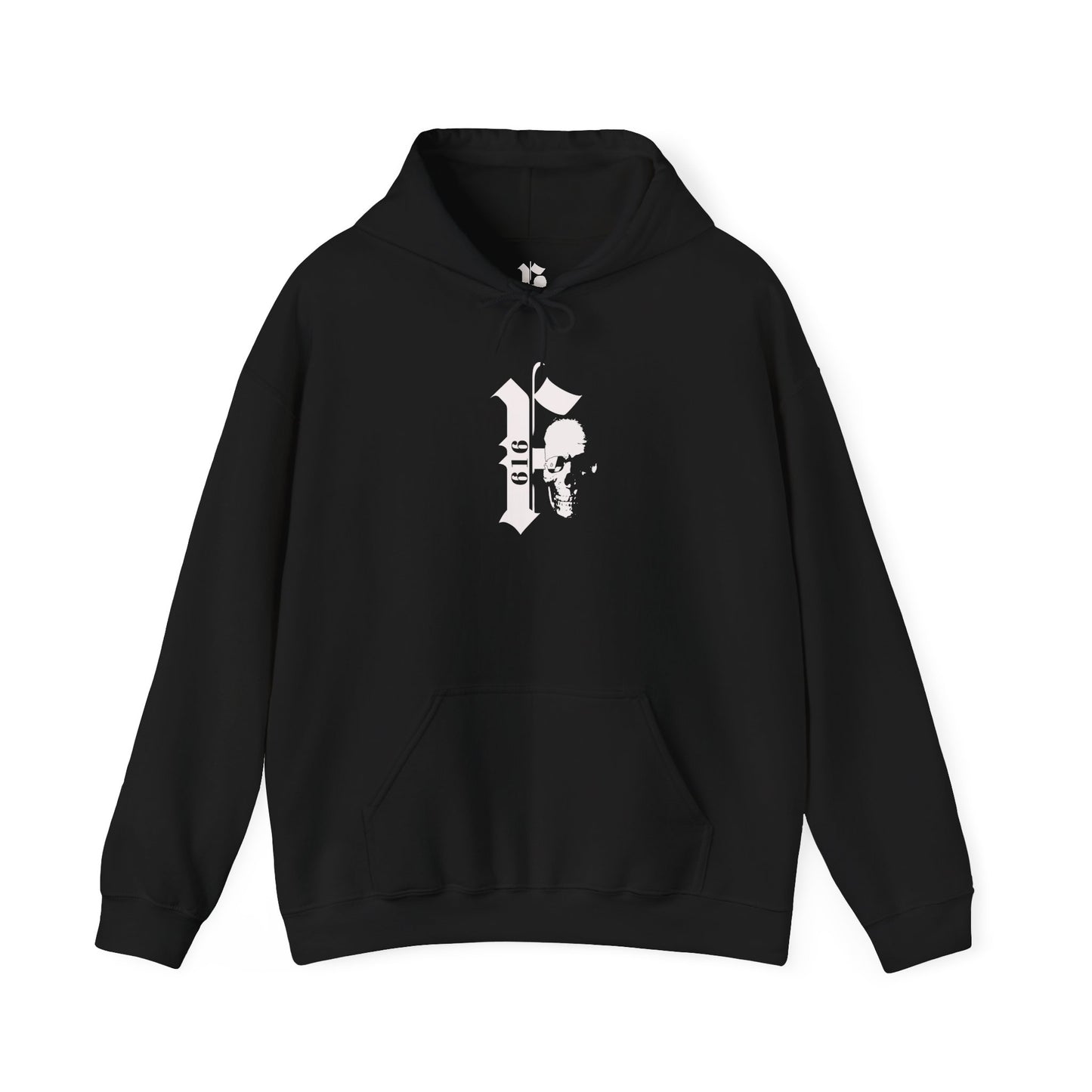 Firefighter Skull Hoodie - Unisex Heavy Blend Sweatshirt, Gift for Firefighter, Halloween Outfit, Cozy Pullover, Unique Firefighter Gear