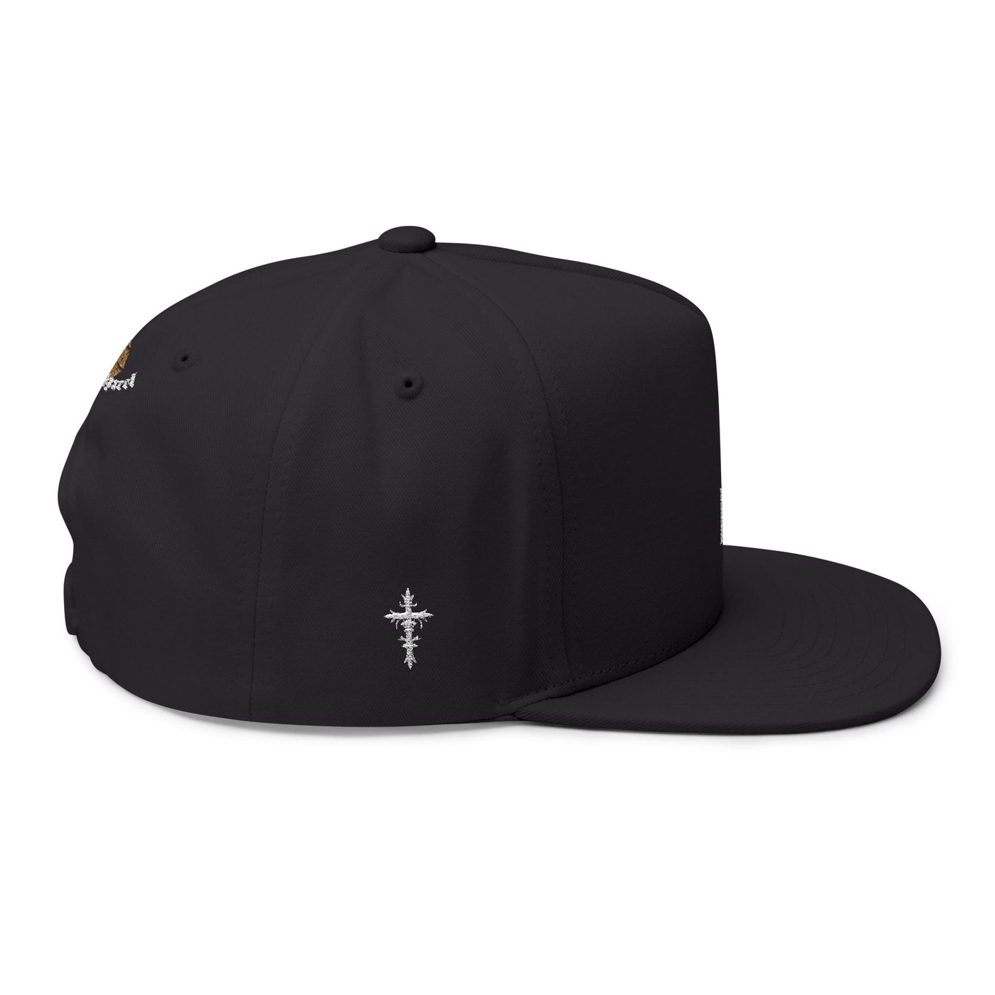 Stylish Flat Bill Cap | Embroidered LA Design | Trendy Accessory for Sports & Casual Wear, Perfect for Gifts & Events