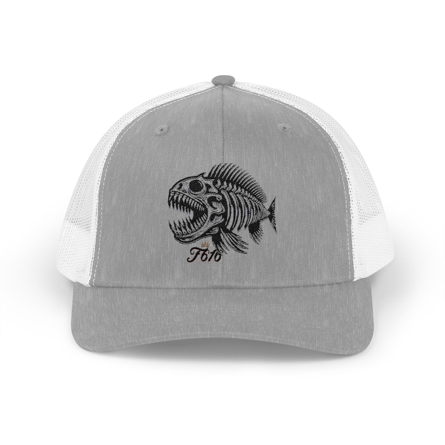 Skull Graphic Snapback Trucker Cap, Edgy Style Hat for Festivals, Halloween Costume Accessory, Streetwear, Unisex