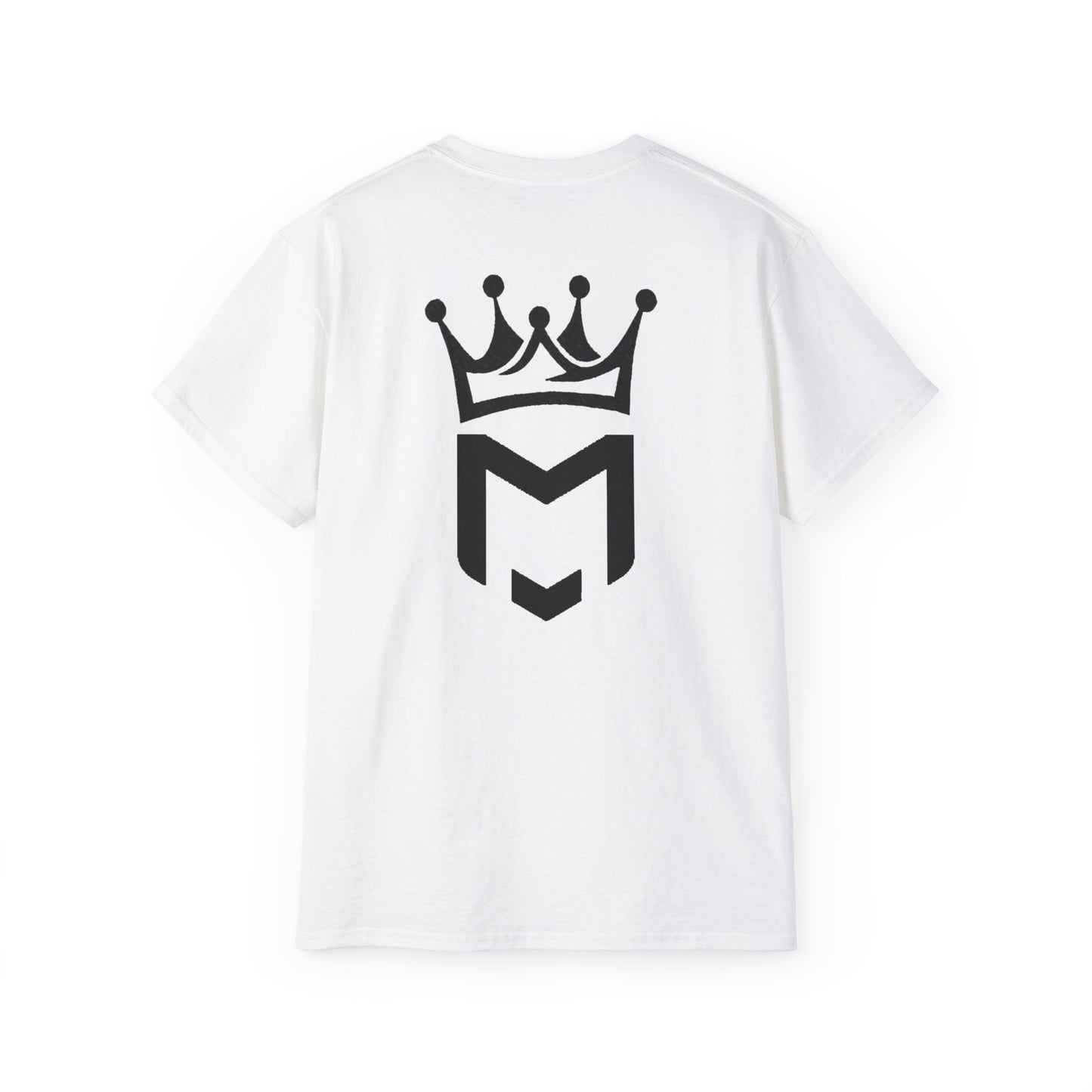 Graphic Tee with Crown and Cross Design