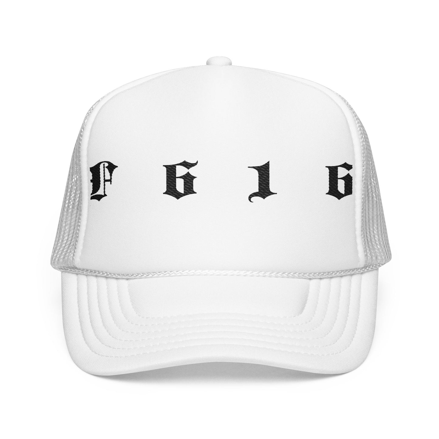 Embroidered Trucker Hat, Foam Trucker Hat with embroidery