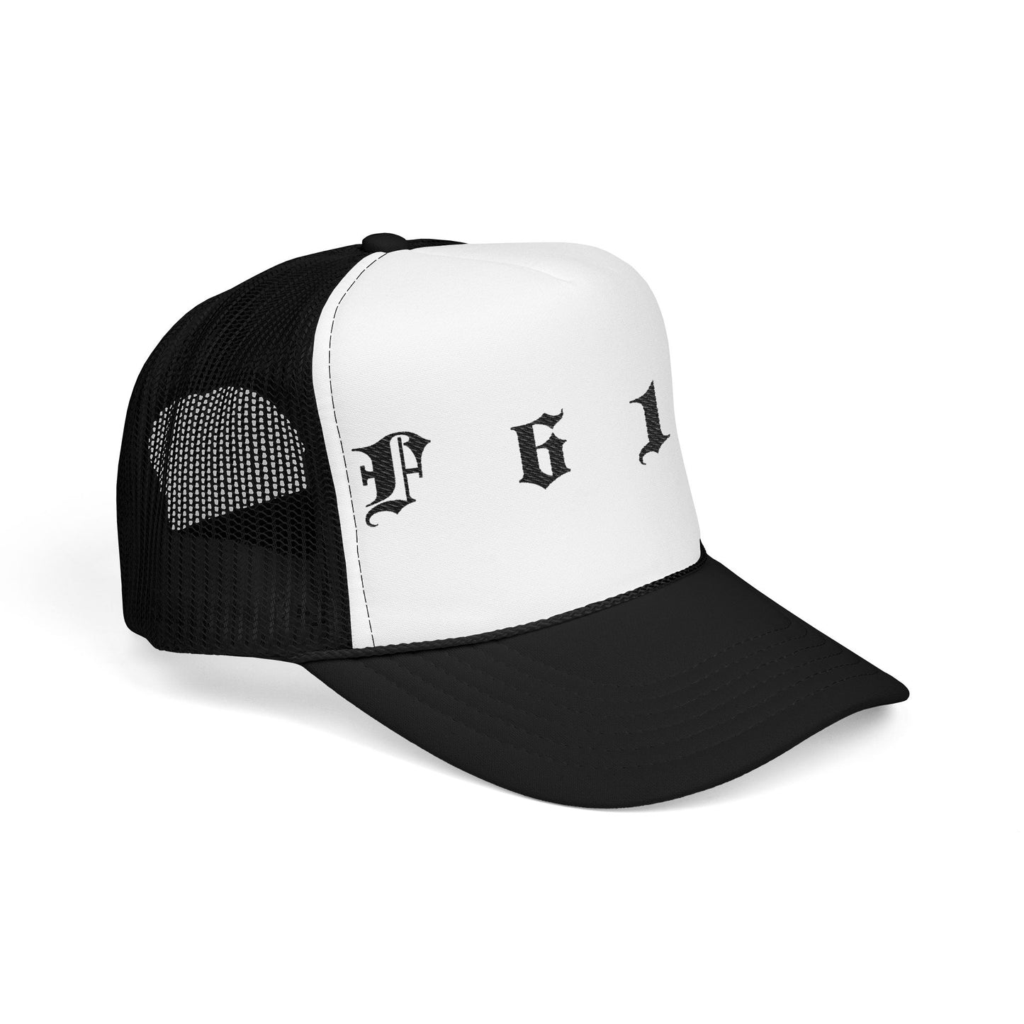 Embroidered Trucker Hat, Foam Trucker Hat with embroidery
