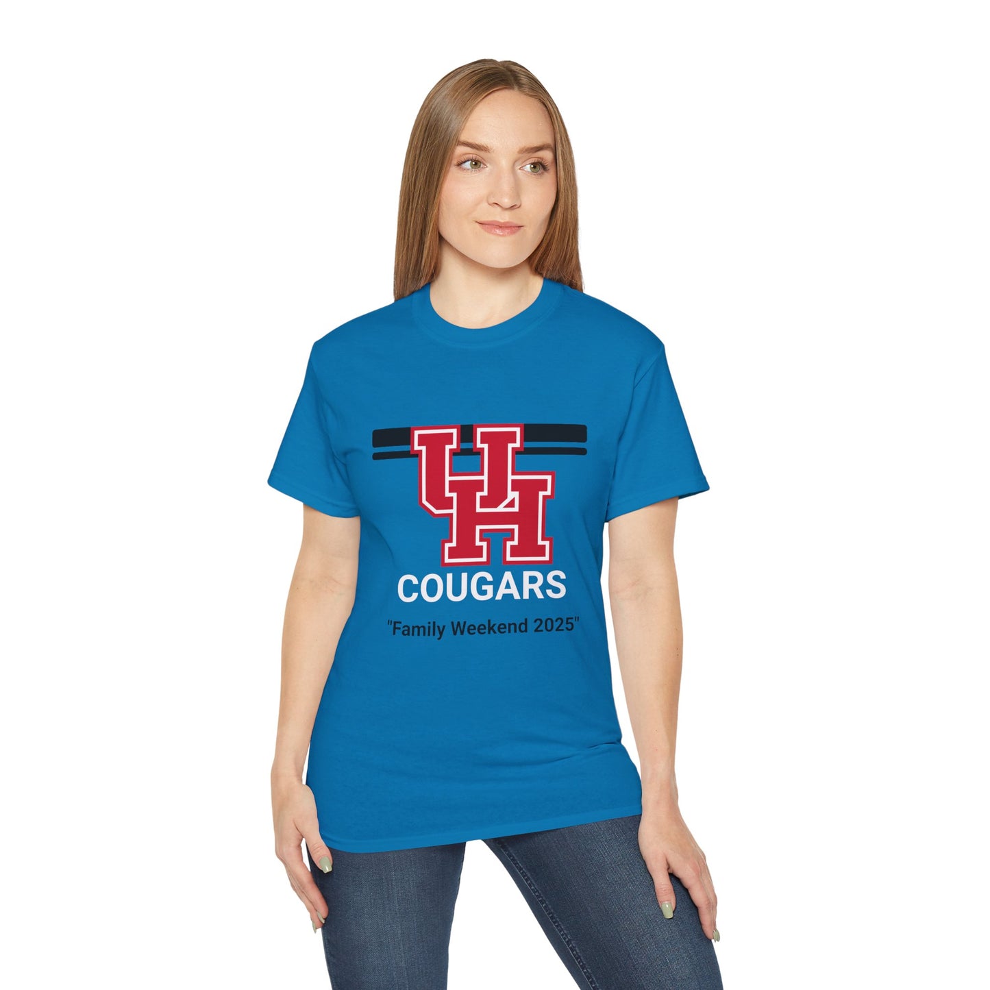 College Spirit Unisex Tee - Family Weekend 2025, Cougars Fans Gift, G-2000