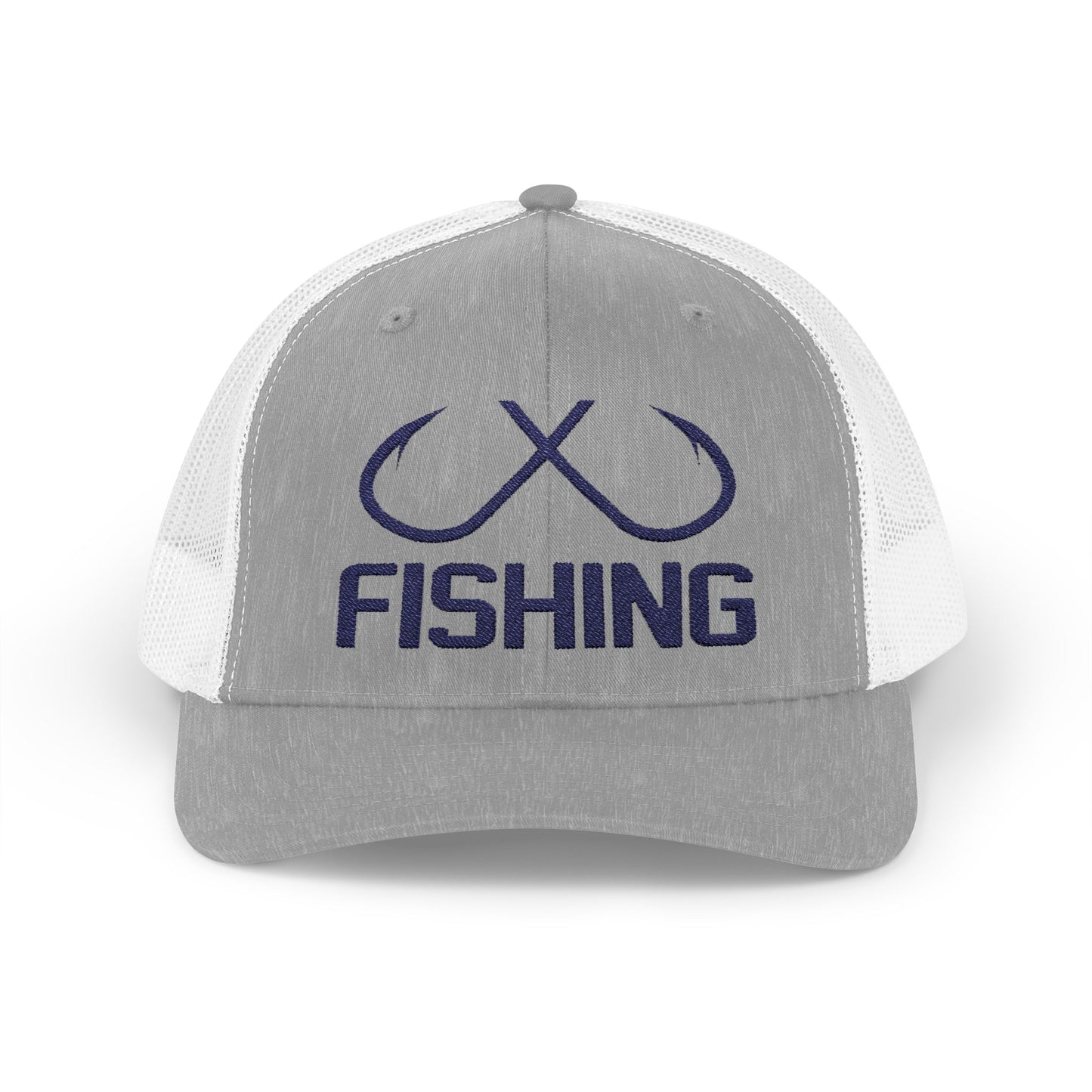 Fishing Snapback Trucker Cap , Ink is pressed and wont crack or fade.