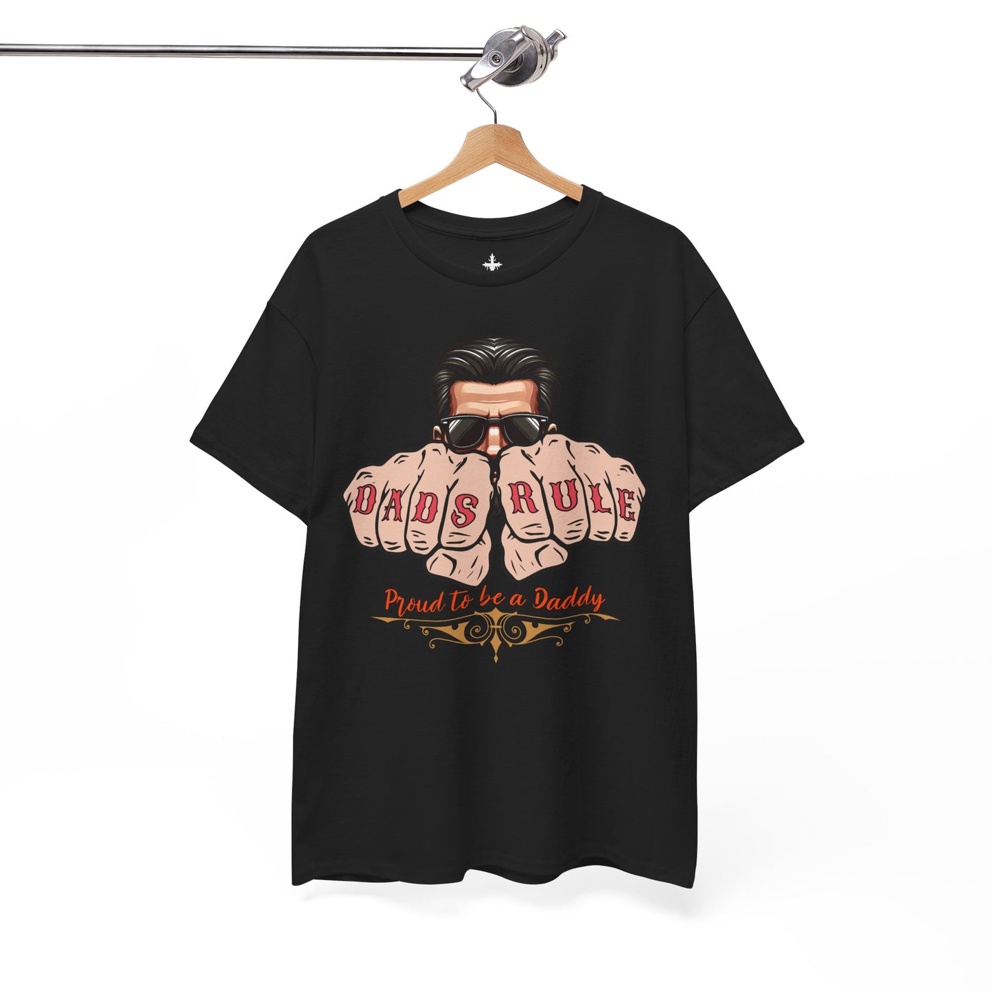 Dad's Rule T-Shirt, Father's Day Gift, Dad Life Tee, Cool Dad Shirt, Proud Daddy Apparel, Unisex Heavy Cotton Top