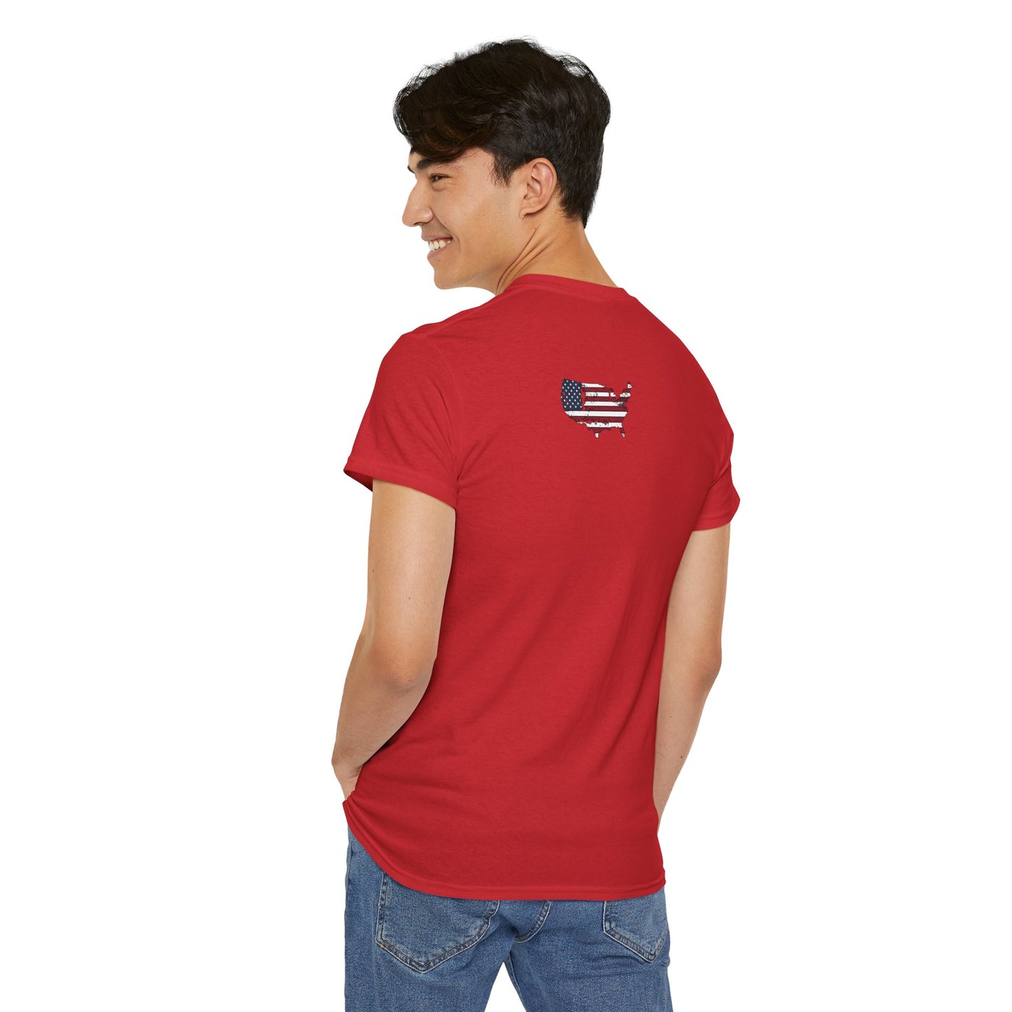 4th of July Patriotic Tee, 4th of July Patriotic Tee, Unisex Heavy Cotton Shirt, America Celebration Top, Independence Day Apparel, Summer BBQ Fashion