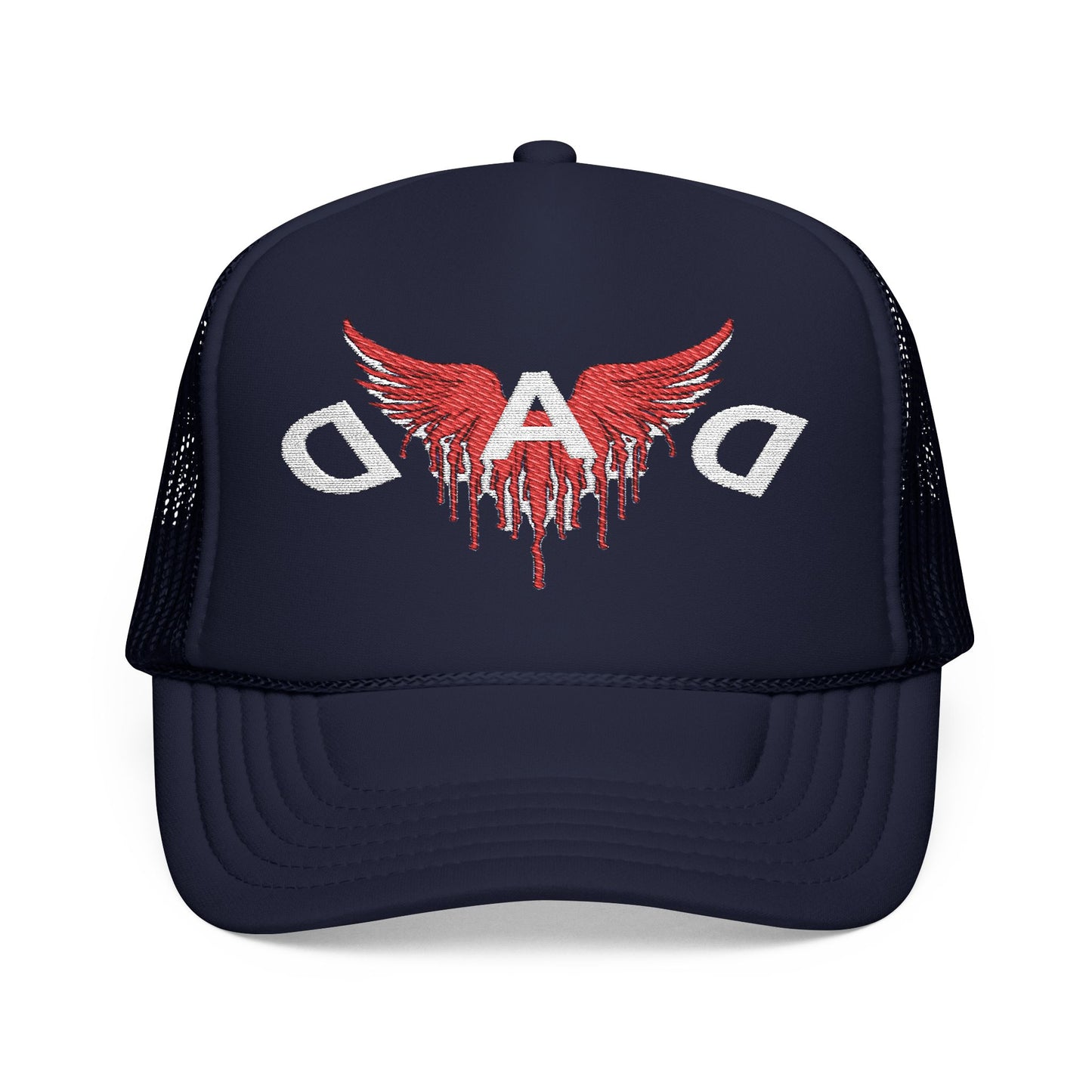 Stylish Dad Foam Trucker Hat, Embroidered Cap, Perfect Gift for Father's Day, Casual Wear, Outdoor Events, Dad Fashion