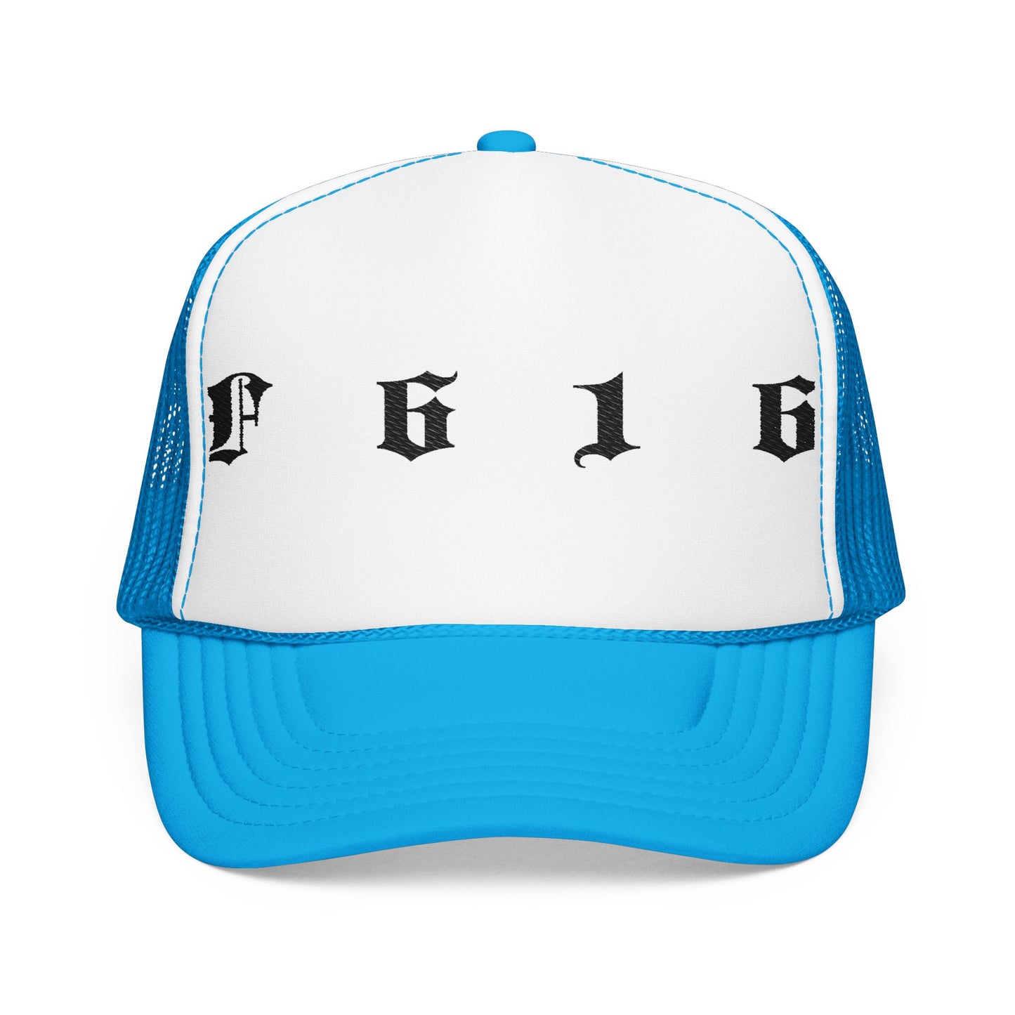 Embroidered Trucker Hat, Foam Trucker Hat with embroidery