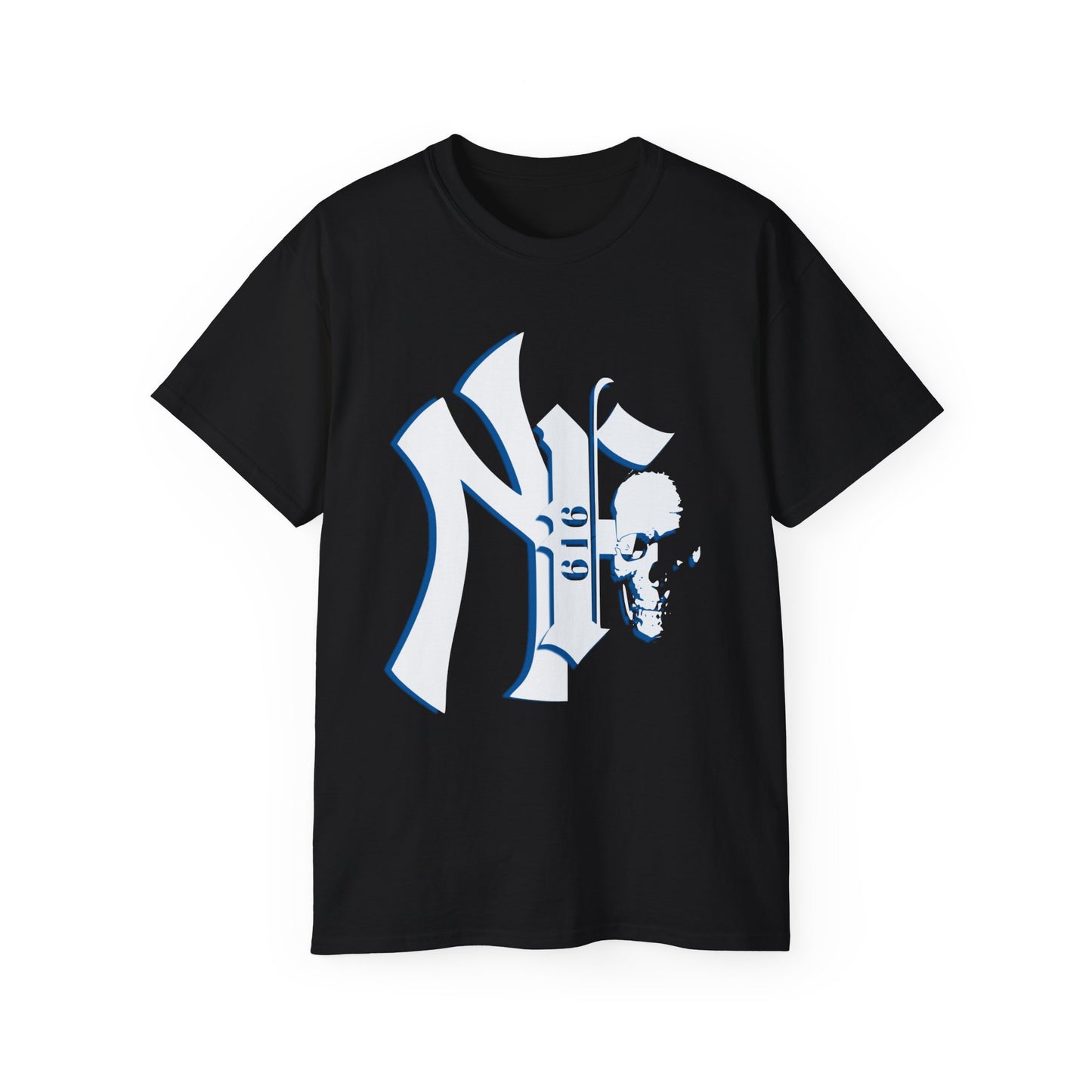 Unisex Skull Graphic Tee - Edgy Cotton T-Shirt for Casual Style