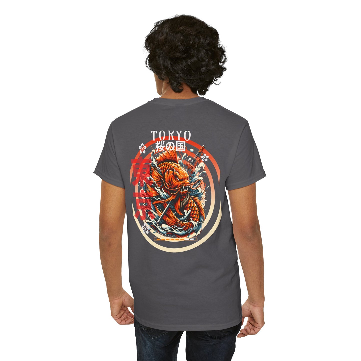 Artistic Unisex Heavy Cotton Tee - Bold Graphic Tee for Casual Wear, Summer Style, Streetwear Fashion, Gift for Creative Souls
