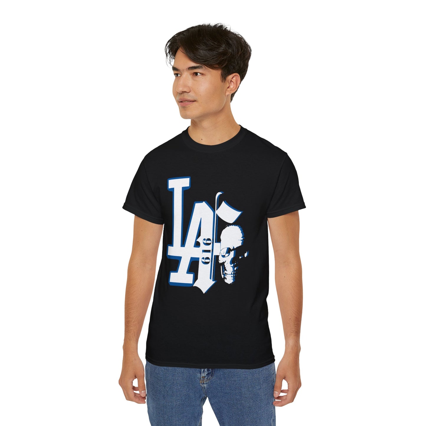 LA Skull Graphic Tee, Graphic Unisex Ultra Cotton Tee