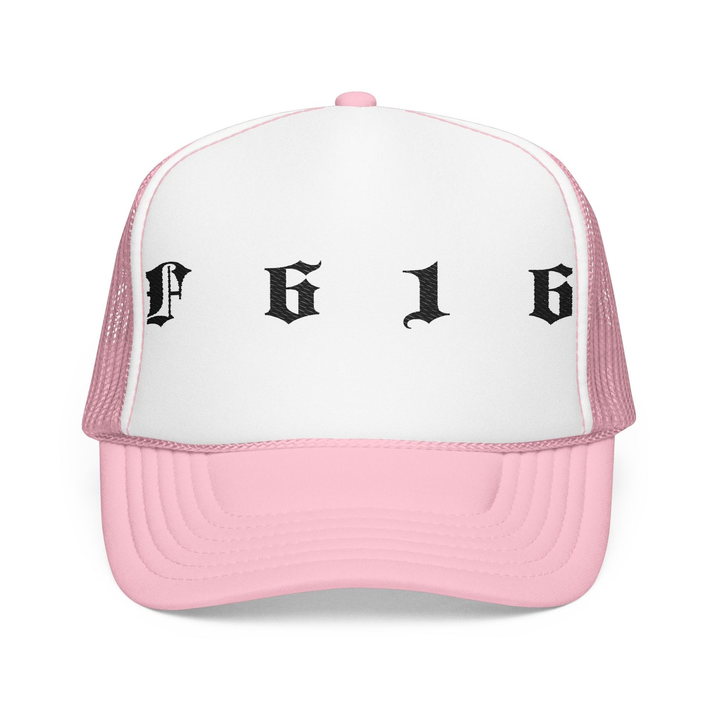 Embroidered Trucker Hat, Foam Trucker Hat with embroidery