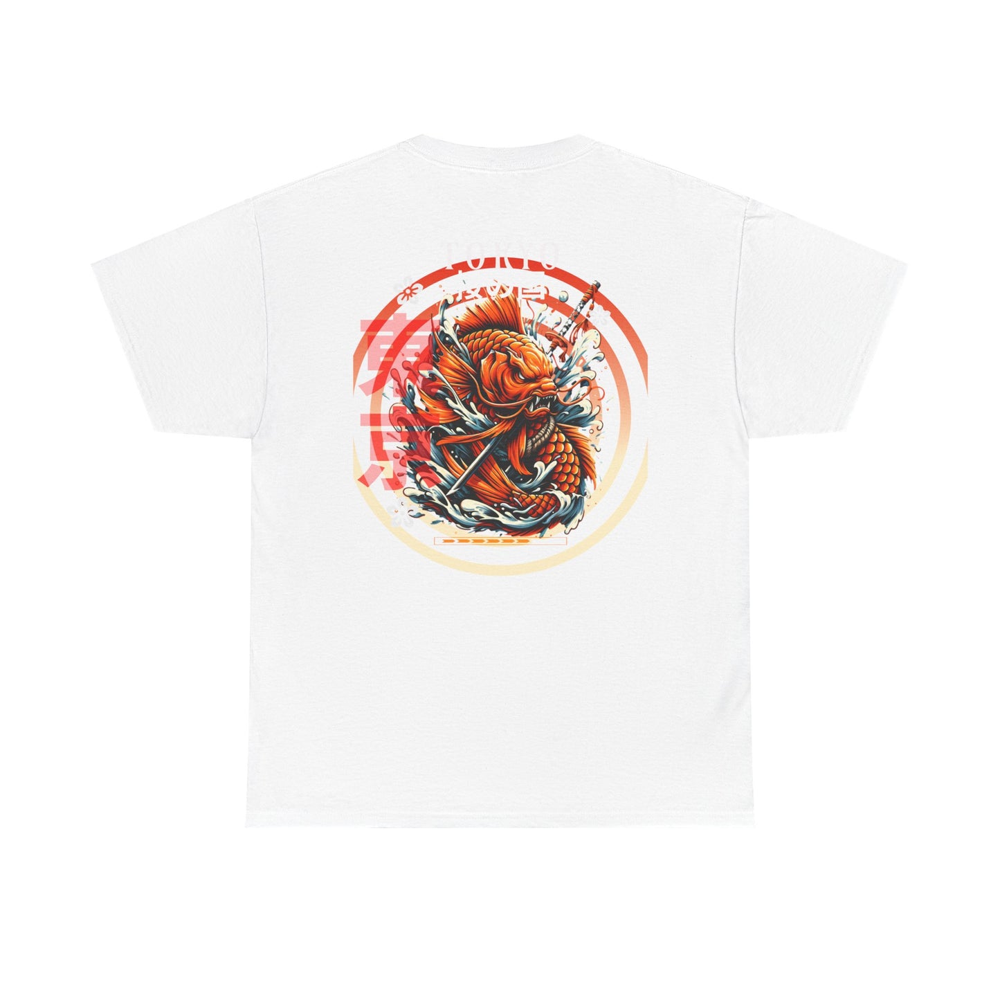 Artistic Unisex Heavy Cotton Tee - Bold Graphic Tee for Casual Wear, Summer Style, Streetwear Fashion, Gift for Creative Souls