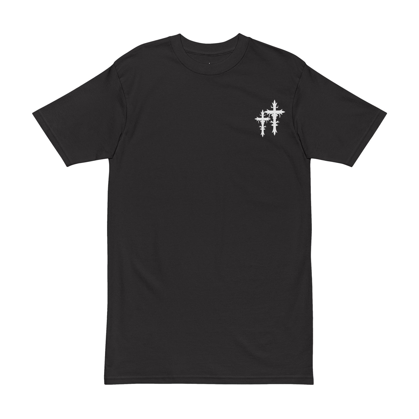 Skull & Roses Tee HeavyWeight - Bold Graphic T-Shirt for Gothic Style