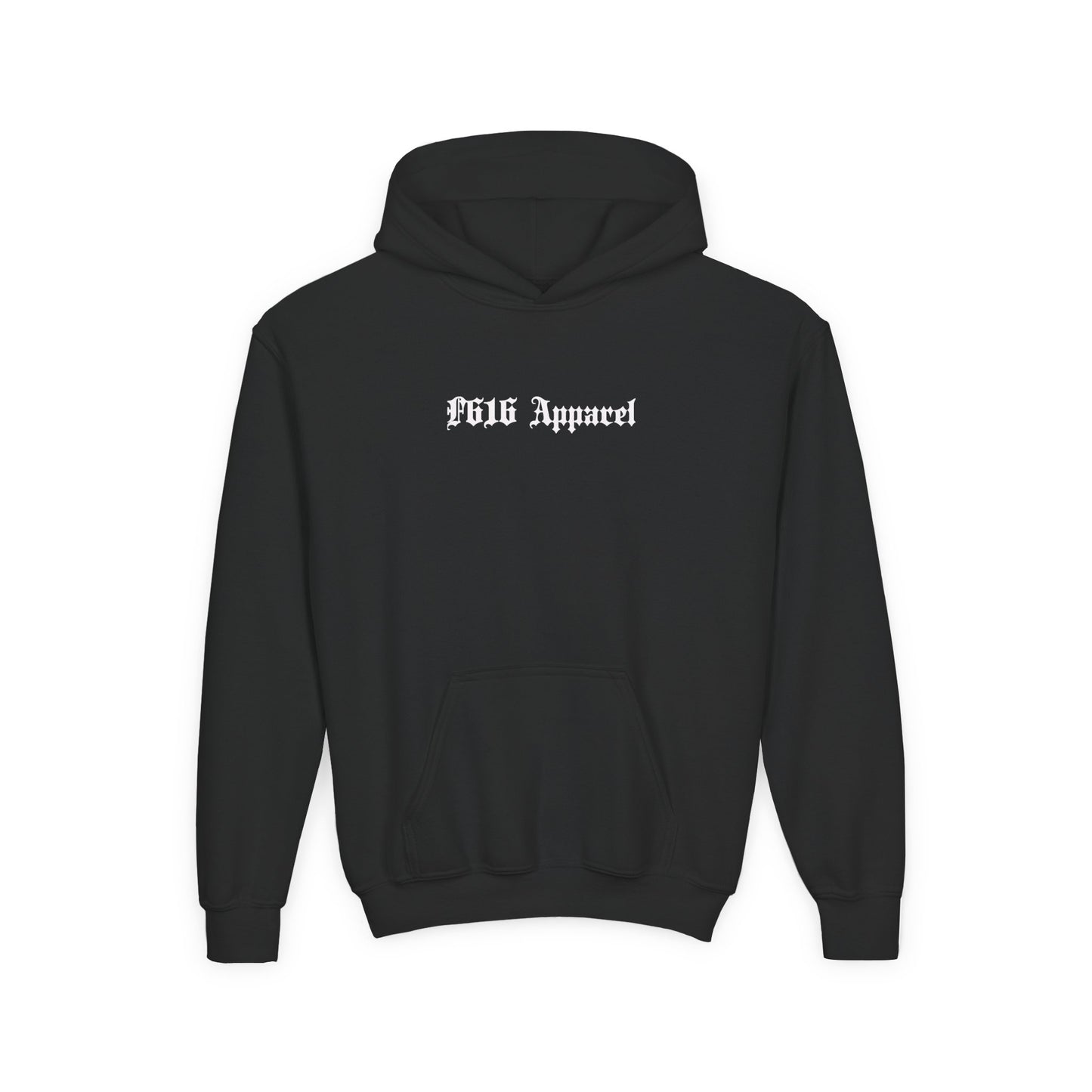 Youth Hooded Sweatshirt - Skateboard Vibes with FG16 Apparel