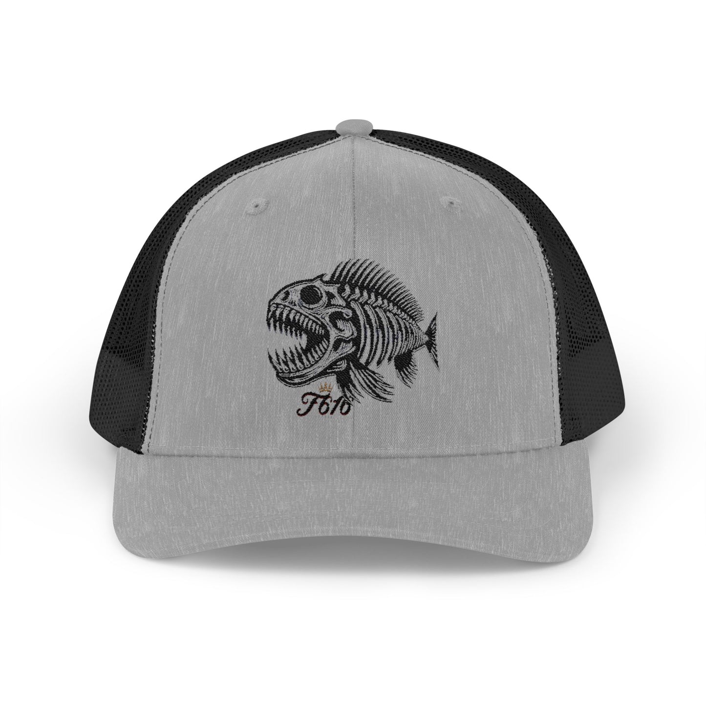 Skull Graphic Snapback Trucker Cap, Edgy Style Hat for Festivals, Halloween Costume Accessory, Streetwear, Unisex