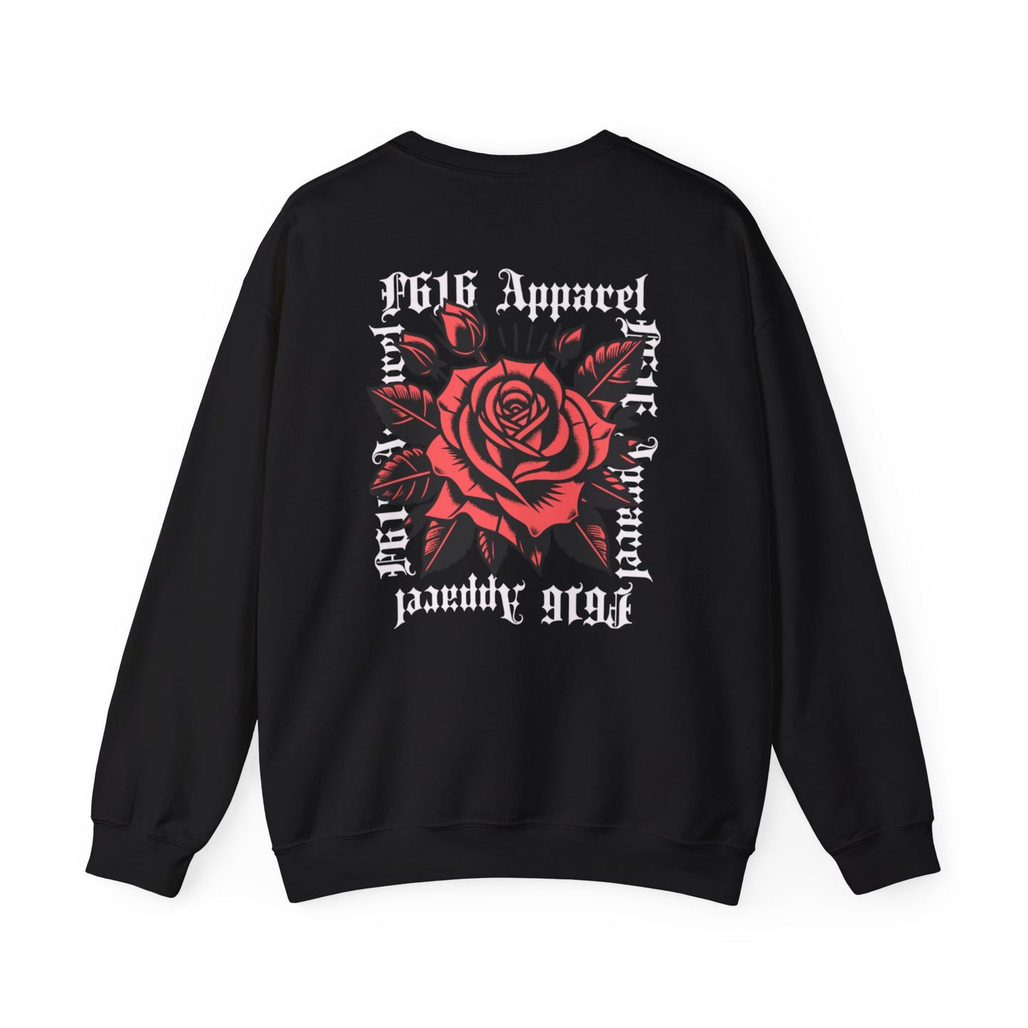 Stylish Rose Graphic Unisex Crewneck Sweatshirt - Cozy & Casual