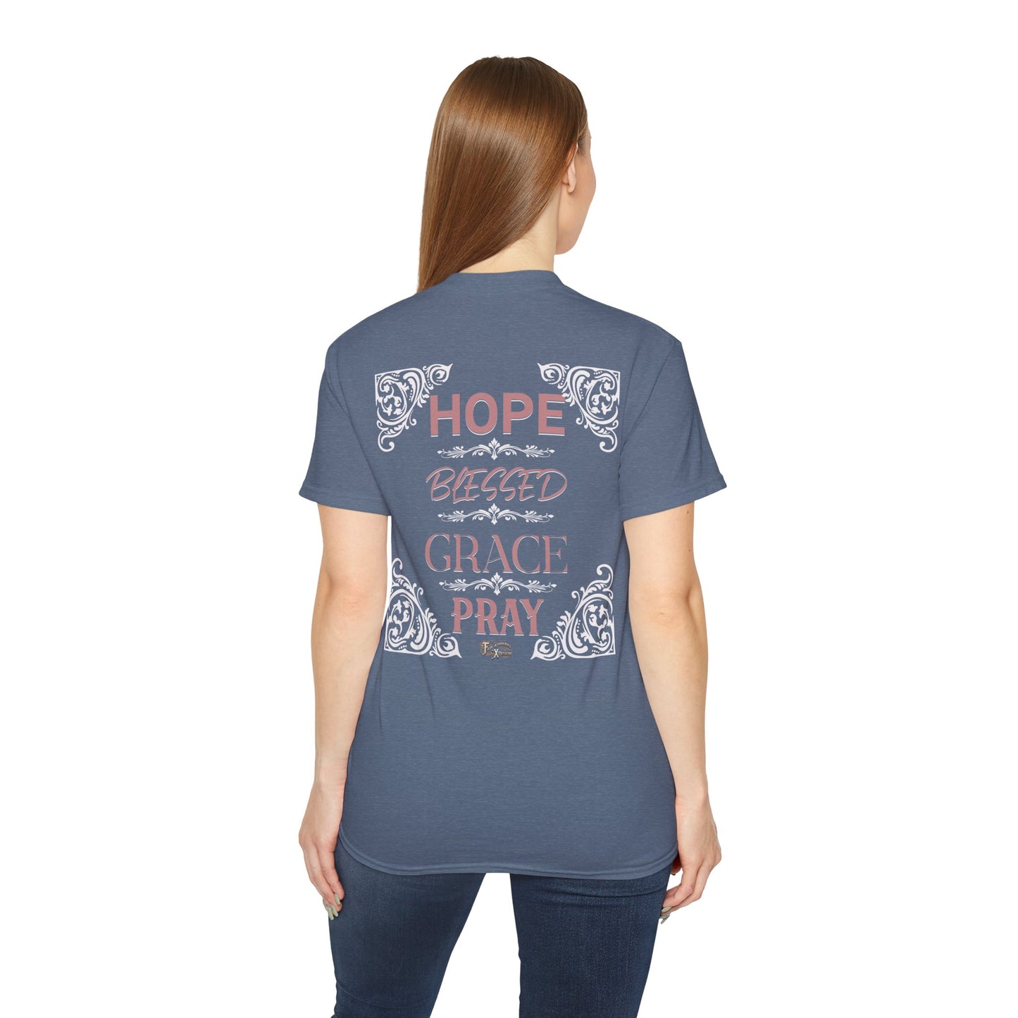 Faith-Inspired Hope Blessed Grace T-Shirt