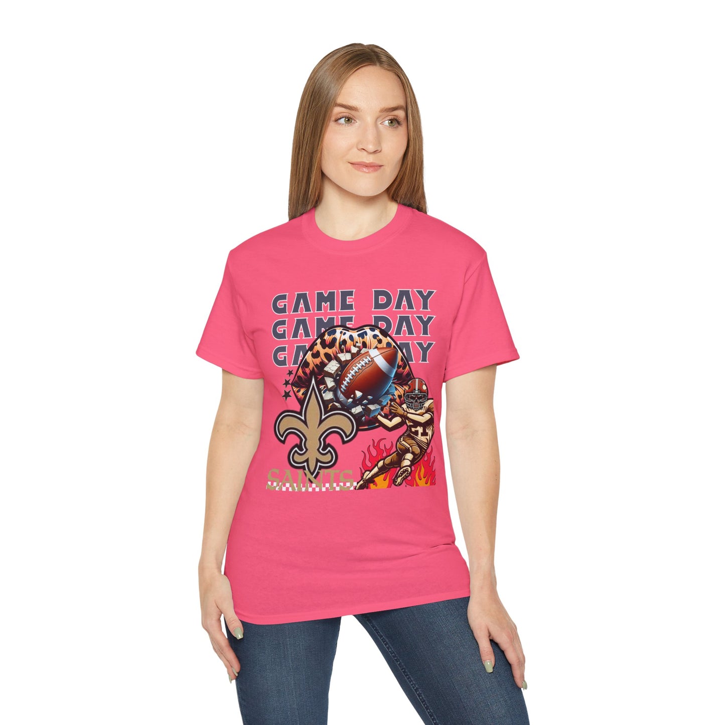 Game Day Unisex Ultra Cotton Tee, Football Fan Apparel, Sports T-Shirt, Casual Tee, Gifts for Game Day Enthusiasts