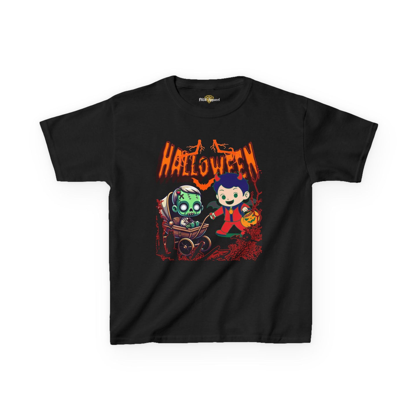 Kids Halloween Tee, Kids Halloween Graphic Tee, Fun Costume Shirt, Trick or Treat Tee, Spooky Kids Shirt, Halloween Party Apparel