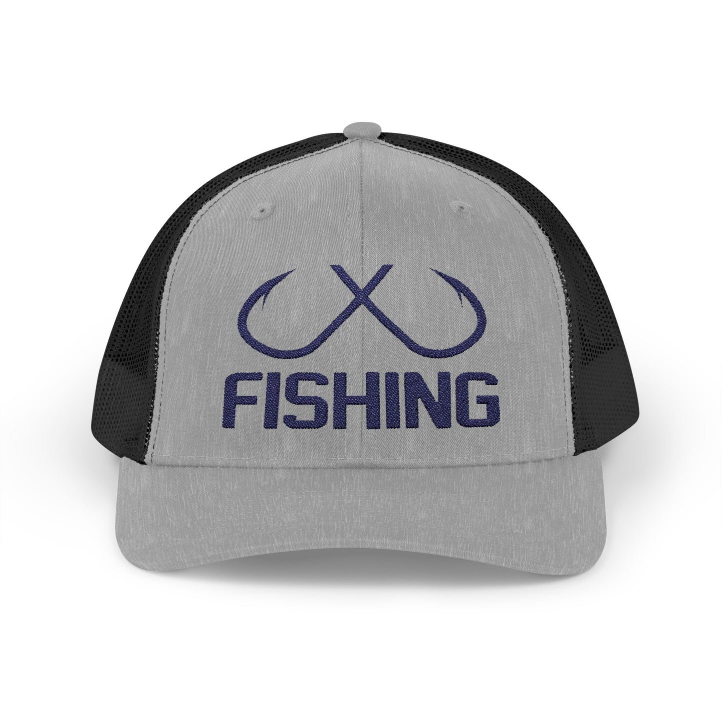 Fishing Snapback Trucker Cap , Ink is pressed and wont crack or fade.