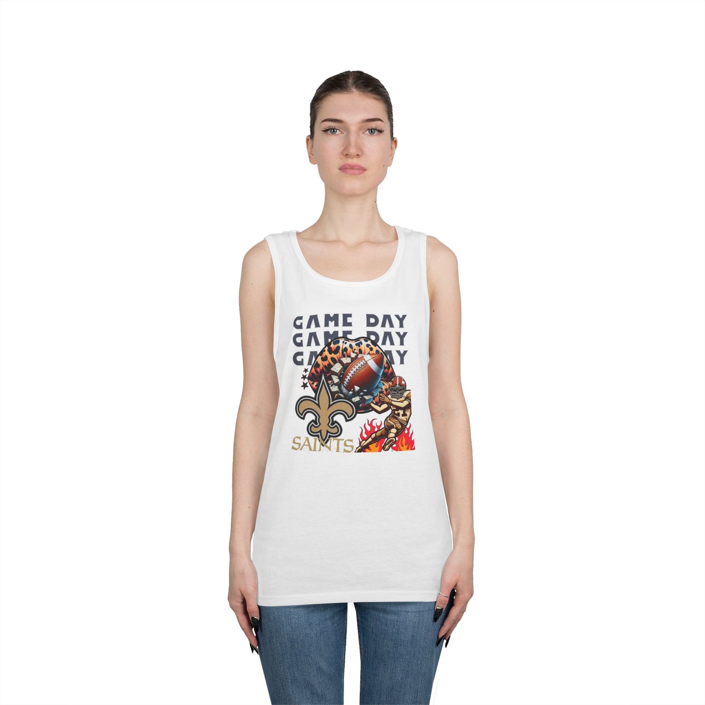 Women's Game Day Tank Top - Sports Events BBQ Summer Party Tailgating Outdoor Fun