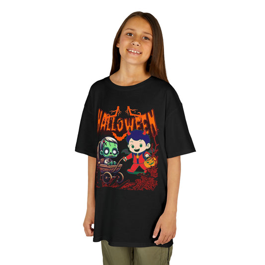 Kids Halloween Tee, Kids Halloween Graphic Tee, Fun Costume Shirt, Trick or Treat Tee, Spooky Kids Shirt, Halloween Party Apparel