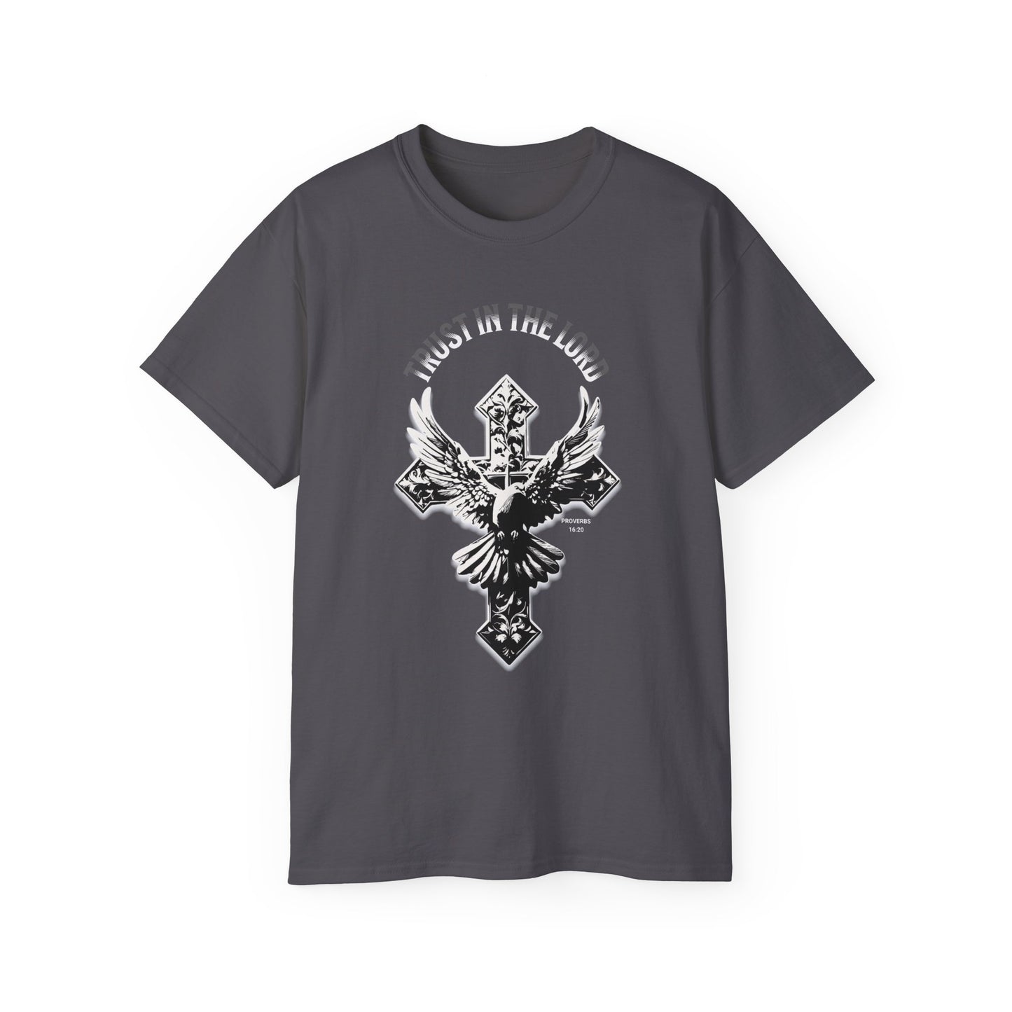 Trust in the Lord Graphic Tee, Spiritual Shirt, Faithful Apparel, Christian Gift, Inspirational Fashion, Unisex Casual Wear