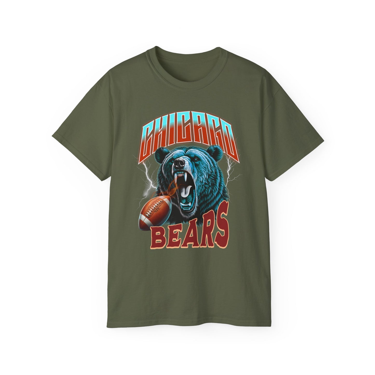 Vintage Chicago Bears Unisex Tee, Chicago Bears Vintage Graphic Tee, Unisex Cotton T-Shirt, Football Fan Apparel, Game Day Outfit, Sports Team Shirt