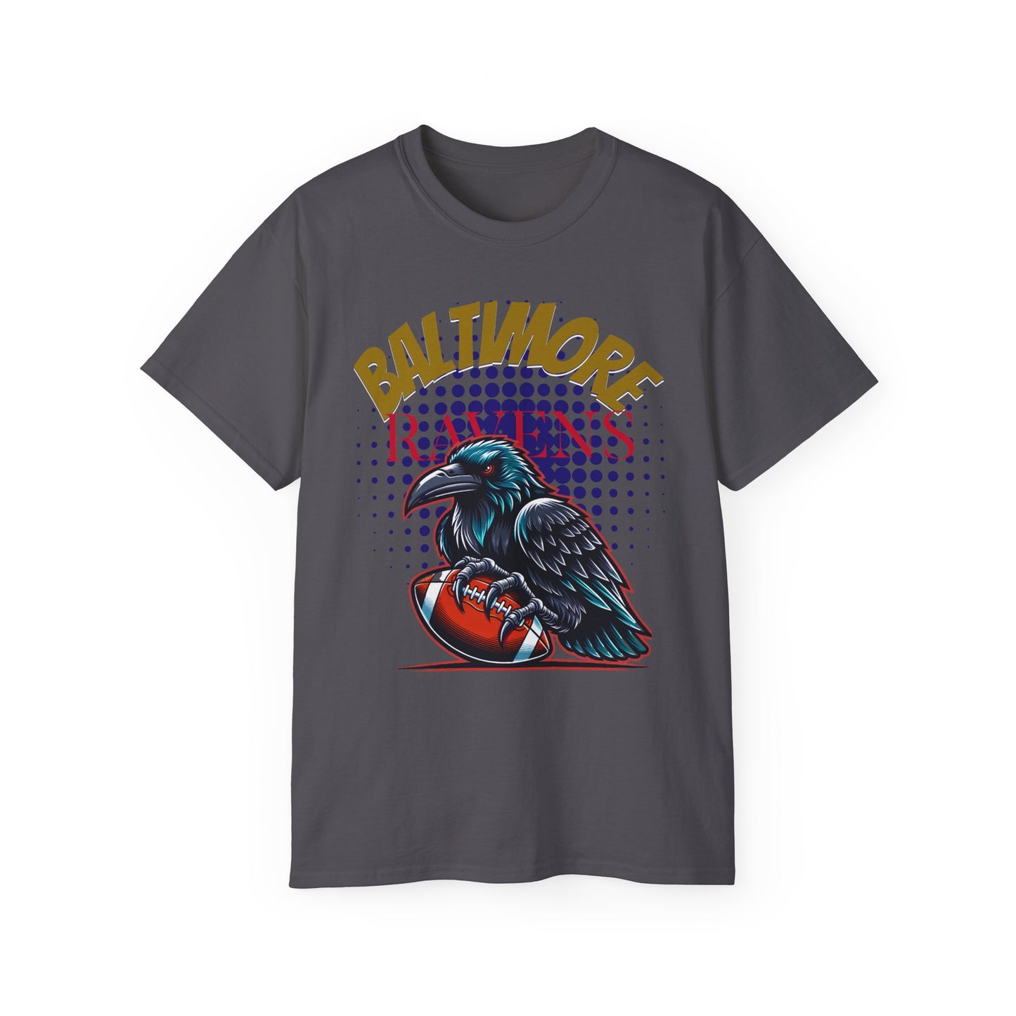 Baltimore Ravens Graphic Tee - Unisex Ultra Cotton Tee, Football Fan Shirt, Game Day Apparel, Ravens Merchandise, Sporty Gift