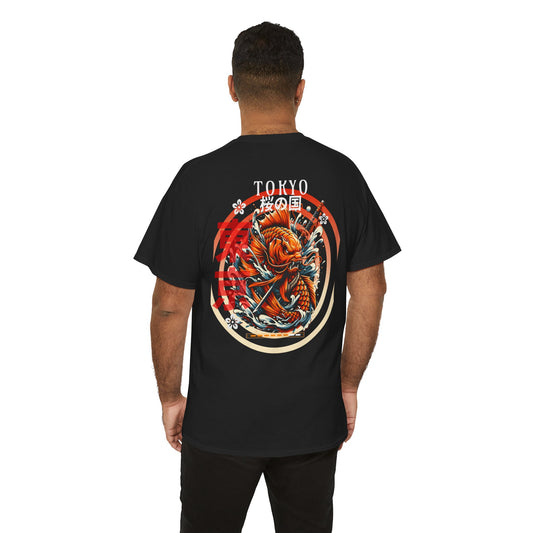Artistic Unisex Heavy Cotton Tee - Bold Graphic Tee for Casual Wear, Summer Style, Streetwear Fashion, Gift for Creative Souls