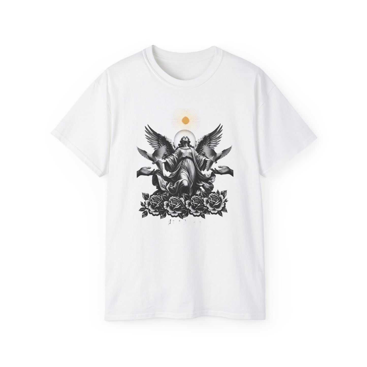 Angelic Wings Graphic Tee, Unisex Cotton T-Shirt for Music Lovers, Bohemian Style Shirt, Perfect Gift for Birthdays, Festivals, [...]